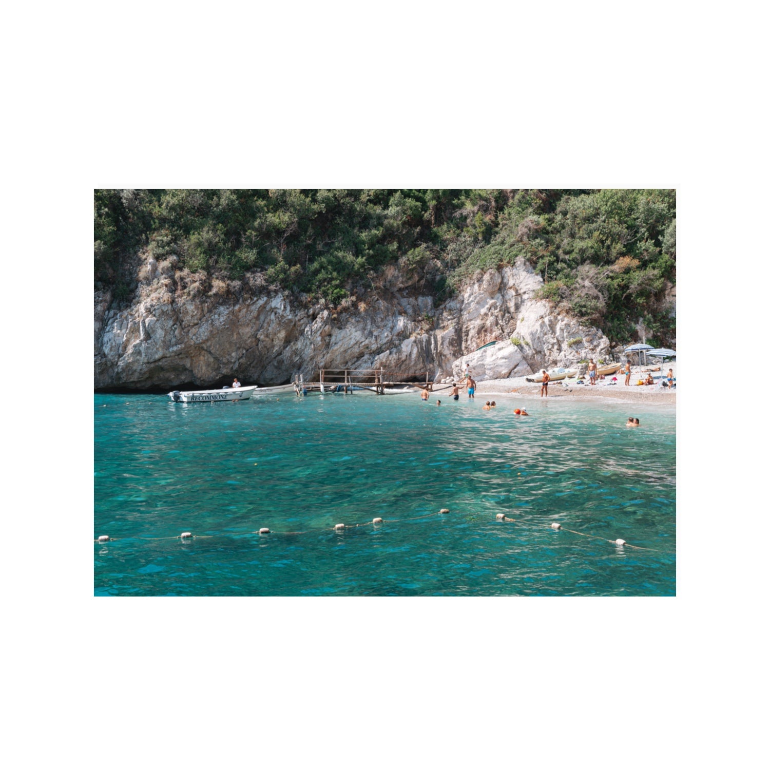 Azure Abyss Nerano wall art 100 x 70 cm unframed fine art print