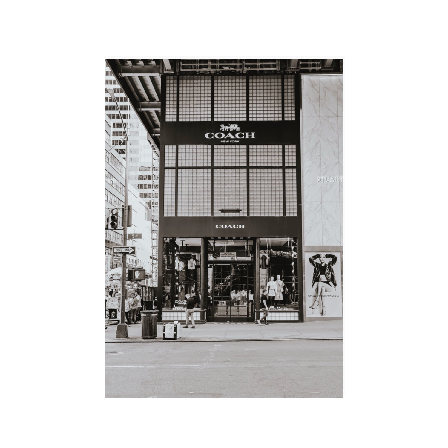 Coach Uptown fine art print, New York, United States, 100 x 70 cm, Unframed, Fine Art Print
