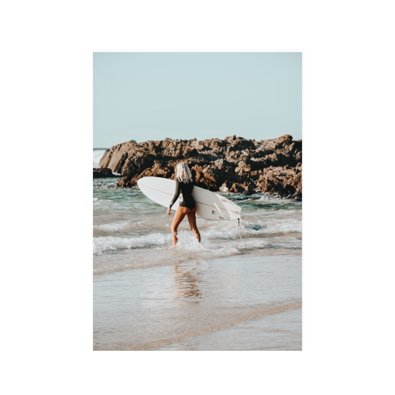 Bethany Byron Bay Surf coastal decor wall art 100 x 70 cm unframed fine art print