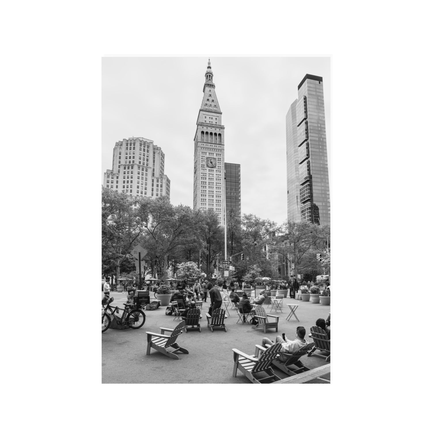 Timeless New York New York NYC Black & White wall art 100 x 70 cm unframed fine art print