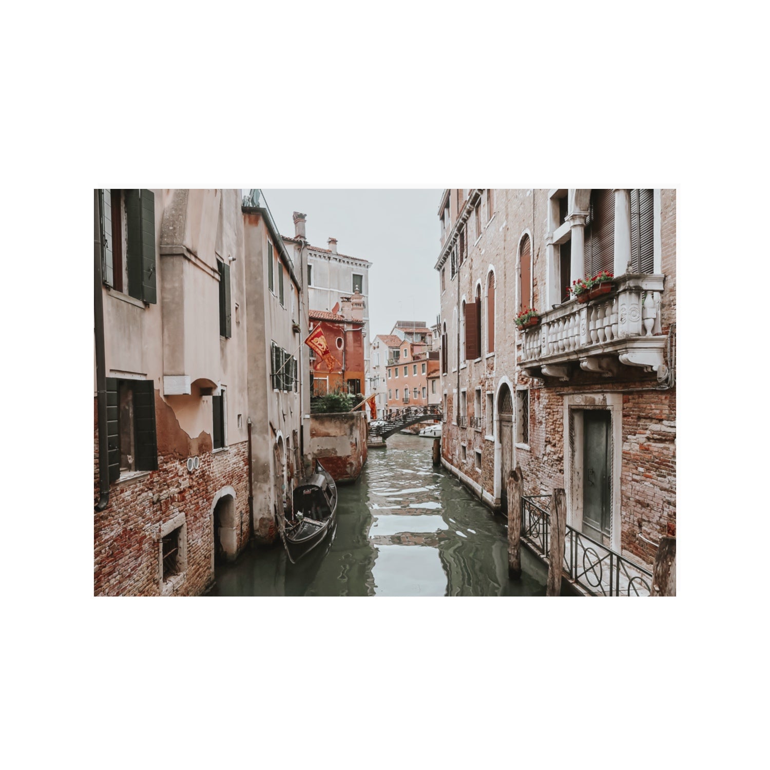 Venetian Gothic Venice Canal Italian wall art 100 x 70 cm unframed fine art print
