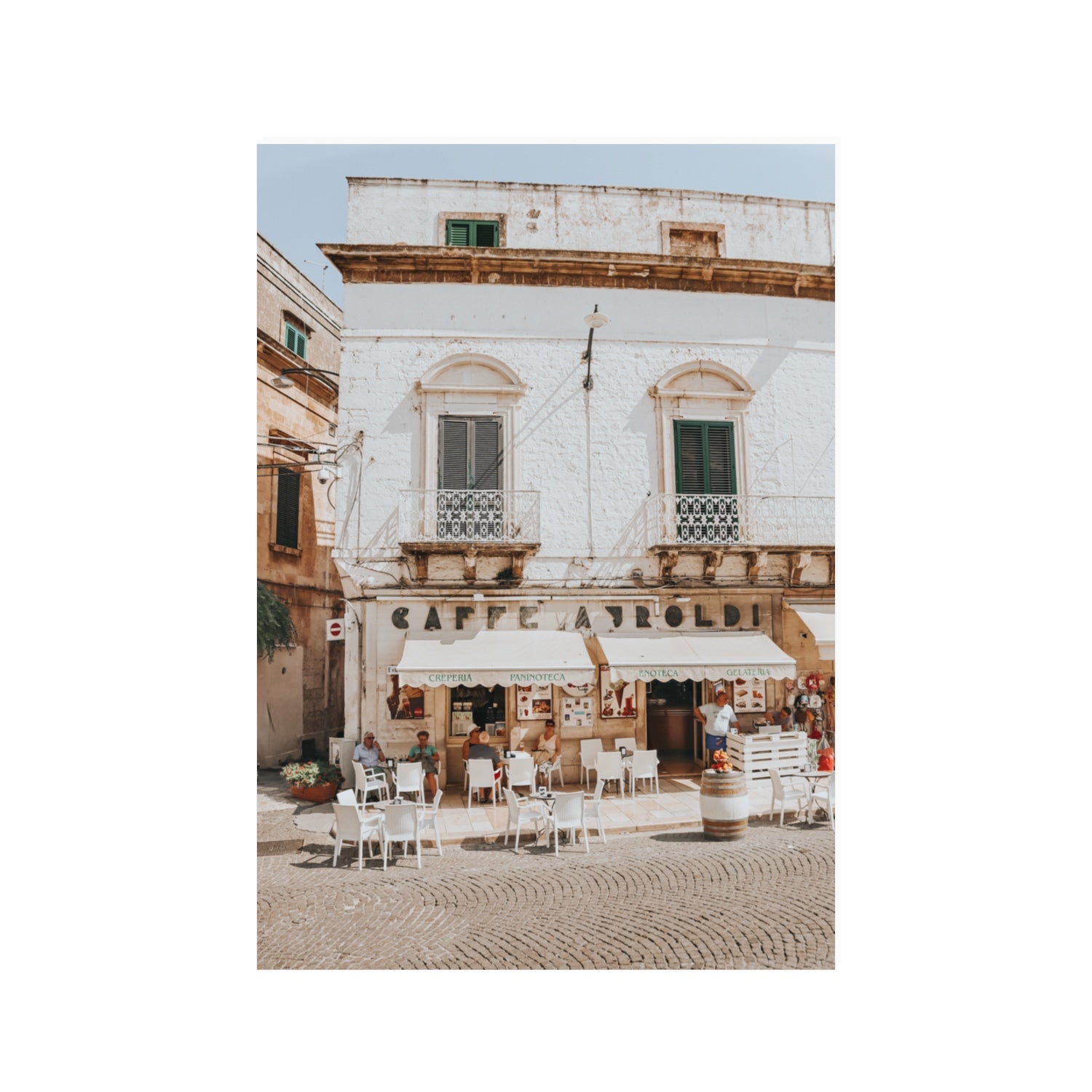 L'Ora di Pranzo Puglia L’Ora di Pranzo Italian art print 100 x 70 cm unframed fine art print
