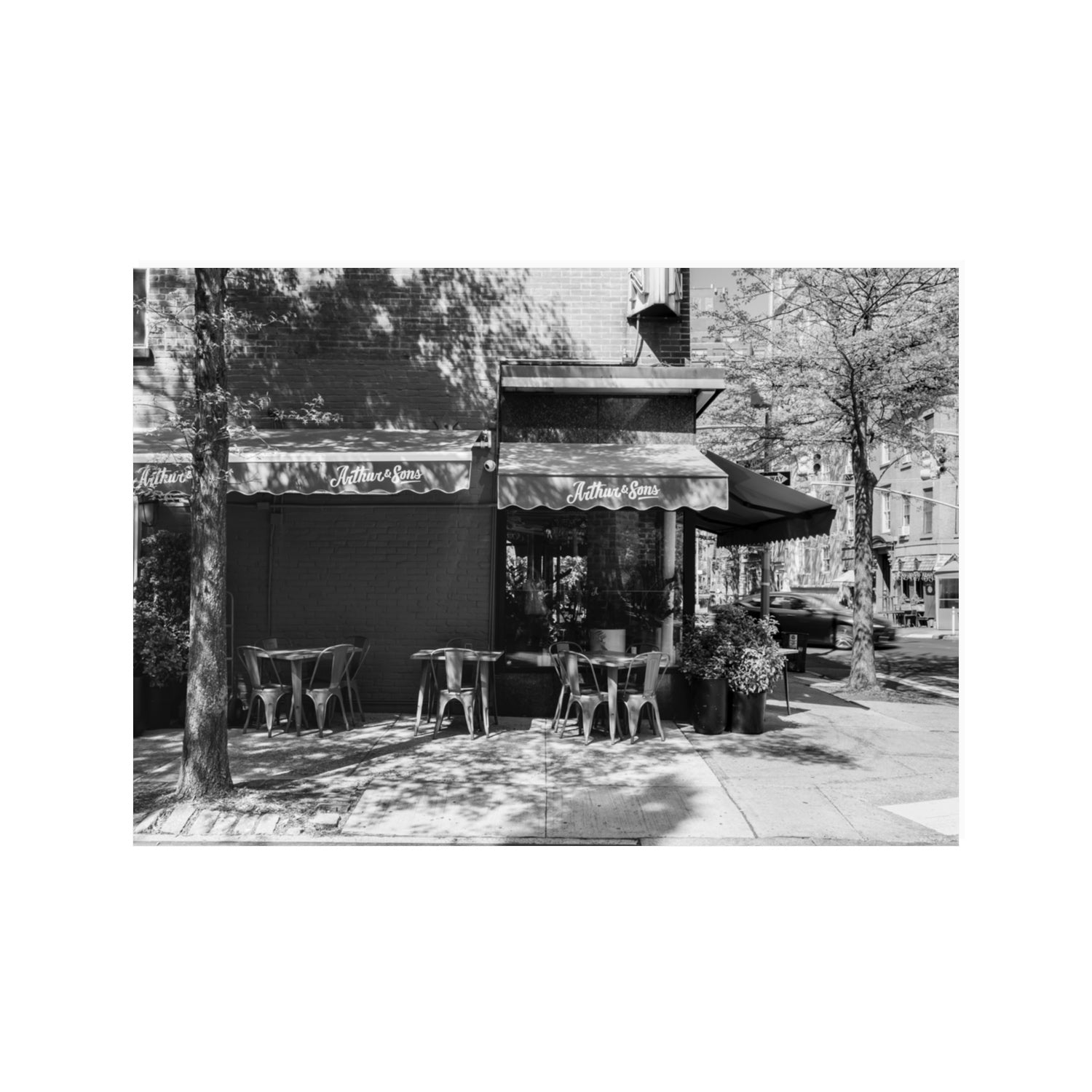 Arthur's Corner New York NYC Restaurant wall art 100 x 70 cm unframed fine art print