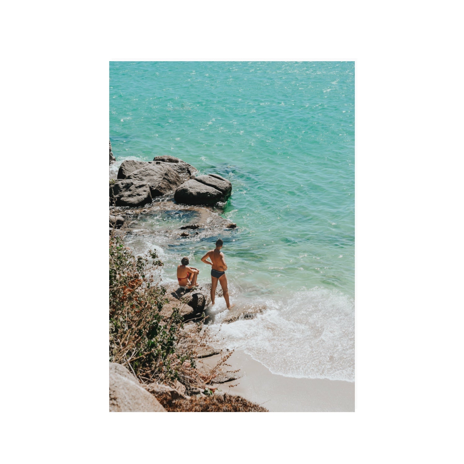 Scene Stealers Mykonos Greek island wall art 100 x 70 cm unframed fine art print