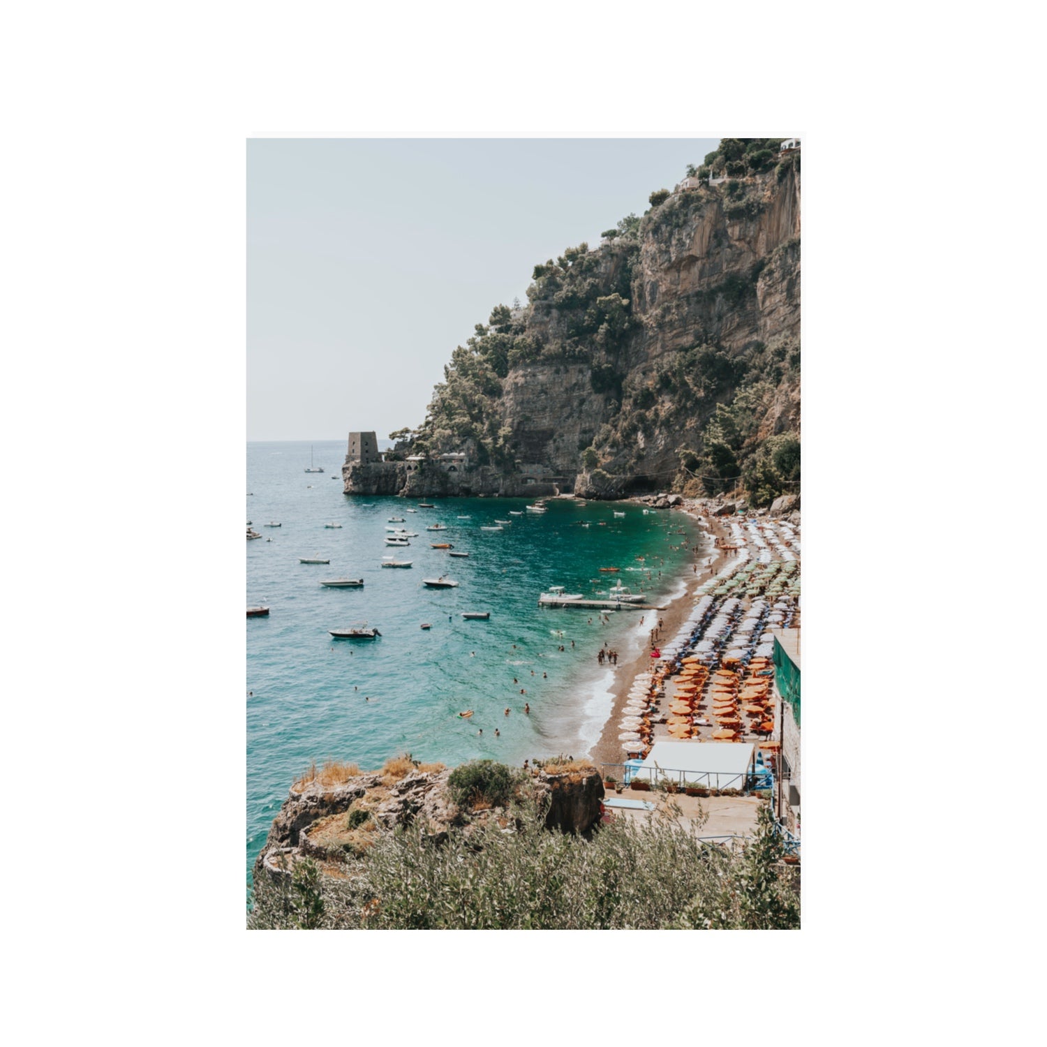 Baia dei Sogni fine art print, Positano, Italy, 100 x 70 cm, Unframed, Fine Art Print