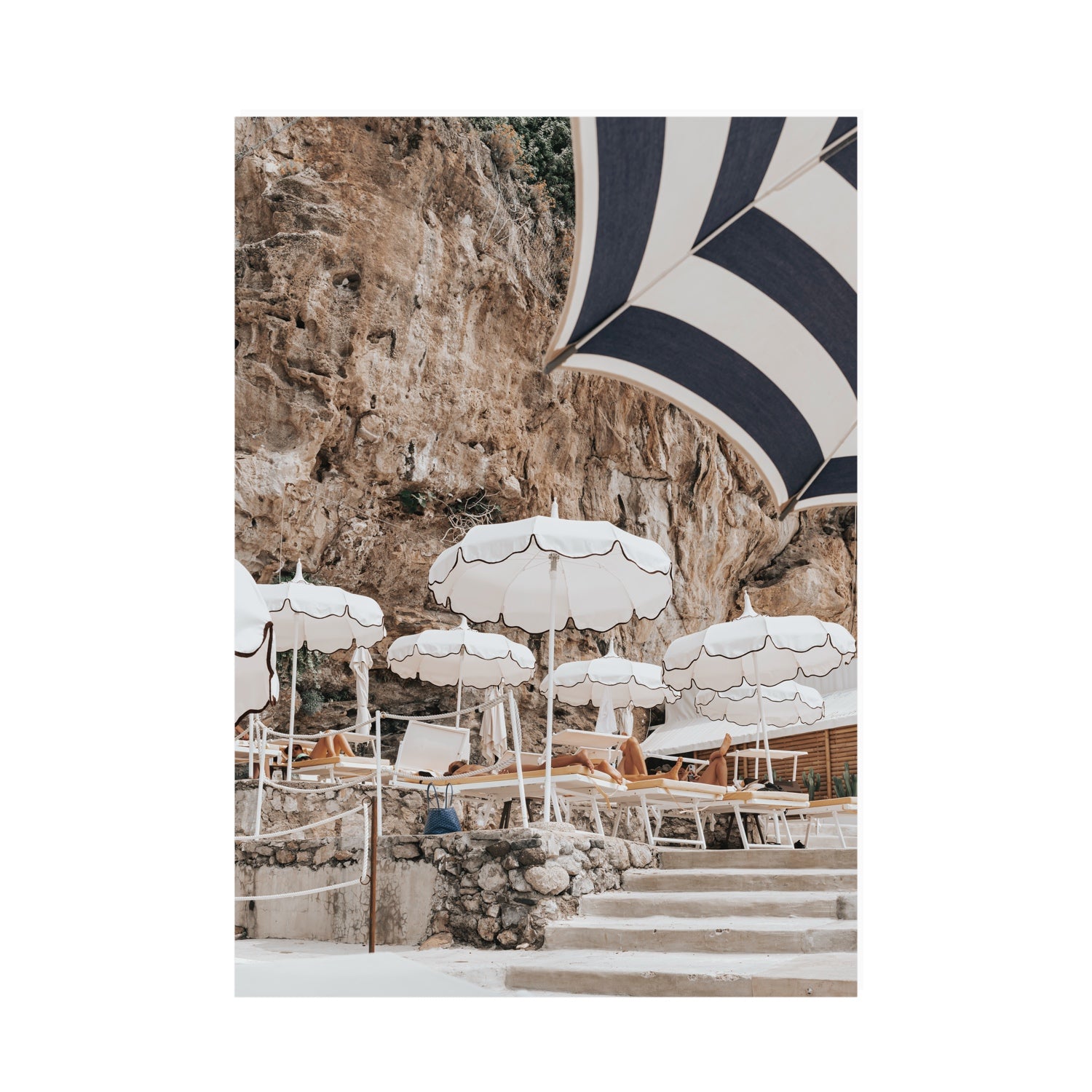 Rocky Refuge fine art print, Positano, Italy, A0 · 118.9 cm x 84.1 cm, Unframed, Fine Art Print