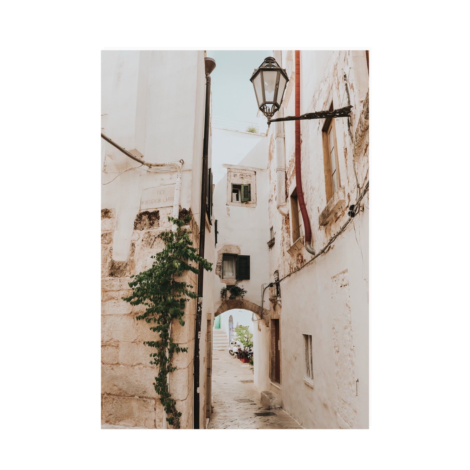 Labyrinth Lanes Puglia Ostuni Italian wall art A0 unframed fine art print