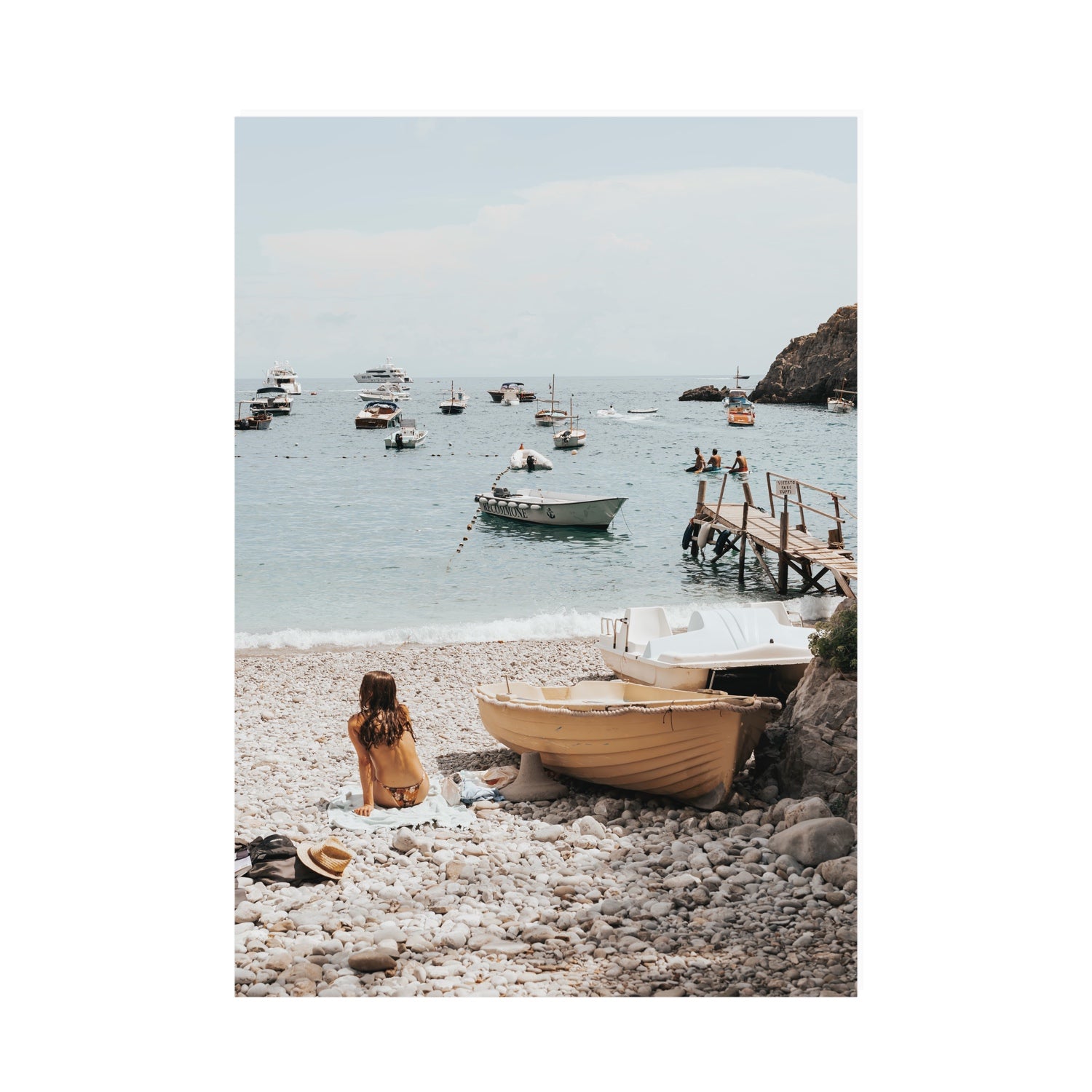 Solo Sojourn Nerano wall art A0 unframed fine art print