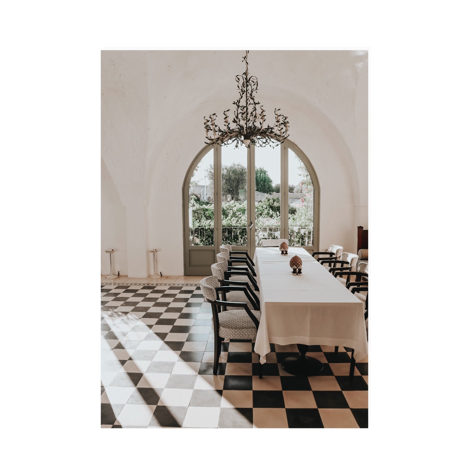 Sunbeam Feast Puglia Wall Italian fine art print A0 unframed fine art print