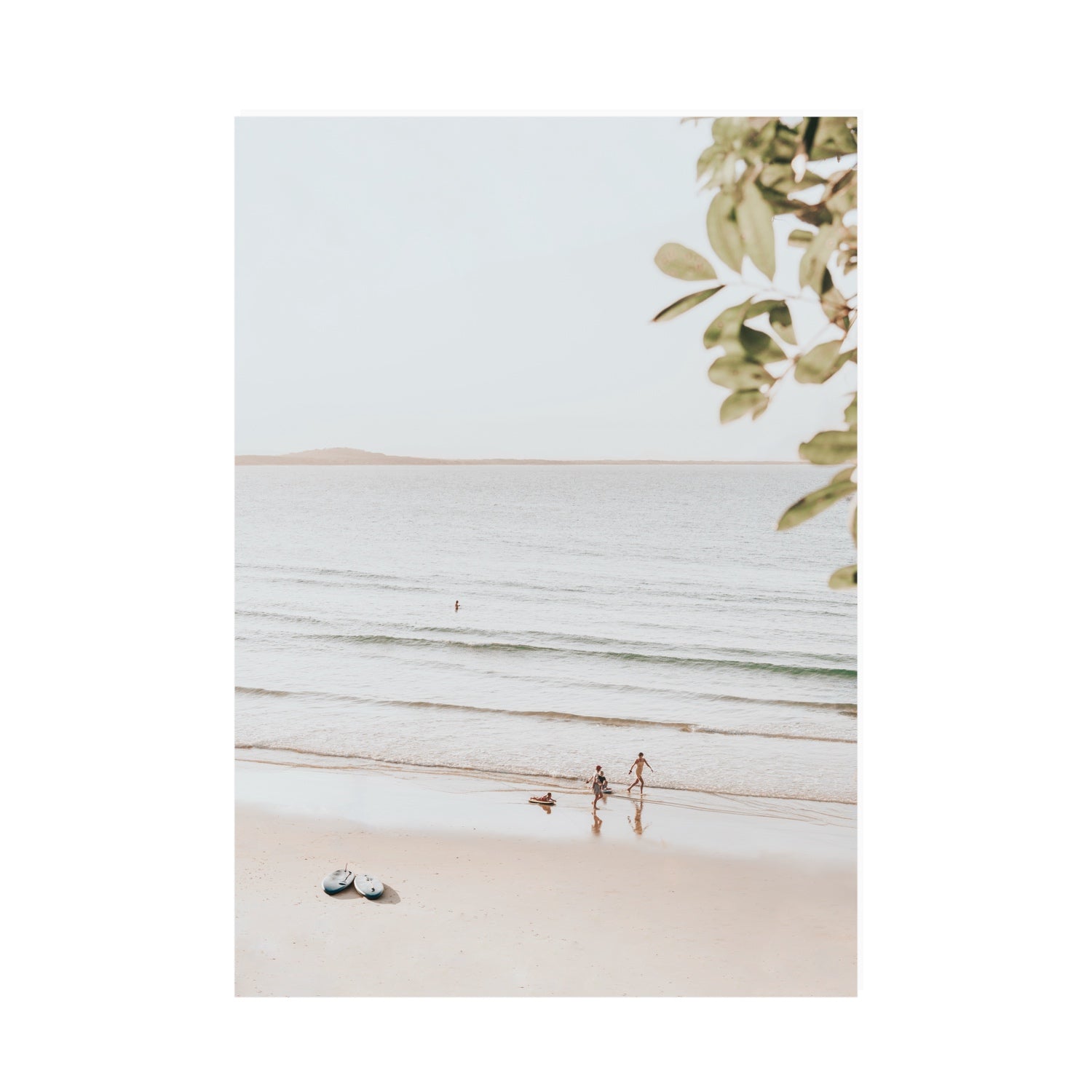Walking On Sunshine fine art print, Noosa, Australia, coastal scenes artwork, A0 · 118.9 cm x 84.1 cm, Unframed, Fine Art Print