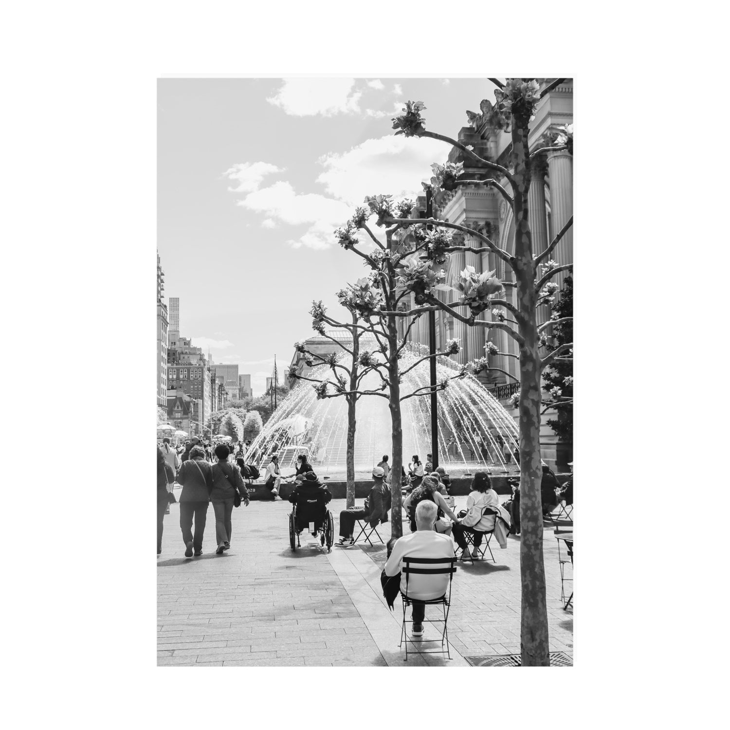 Luminary Noir New York NYC Black & White wall art A0 unframed fine art print