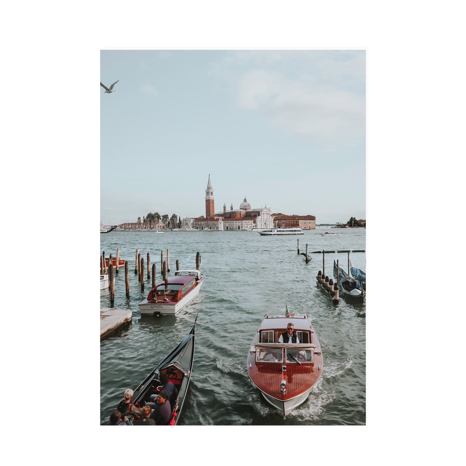 Galleggiante Venice Italian wall art A0 unframed fine art print