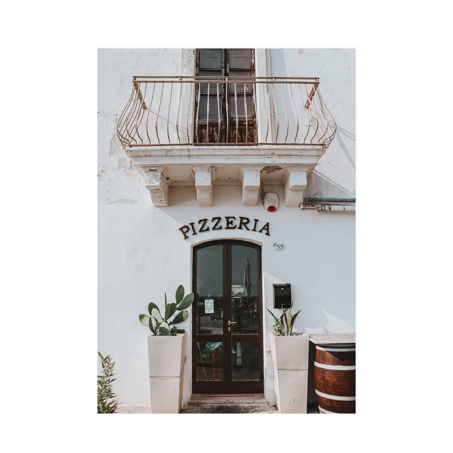 Pizzeria Puglia Italian wall art A0 unframed fine art print