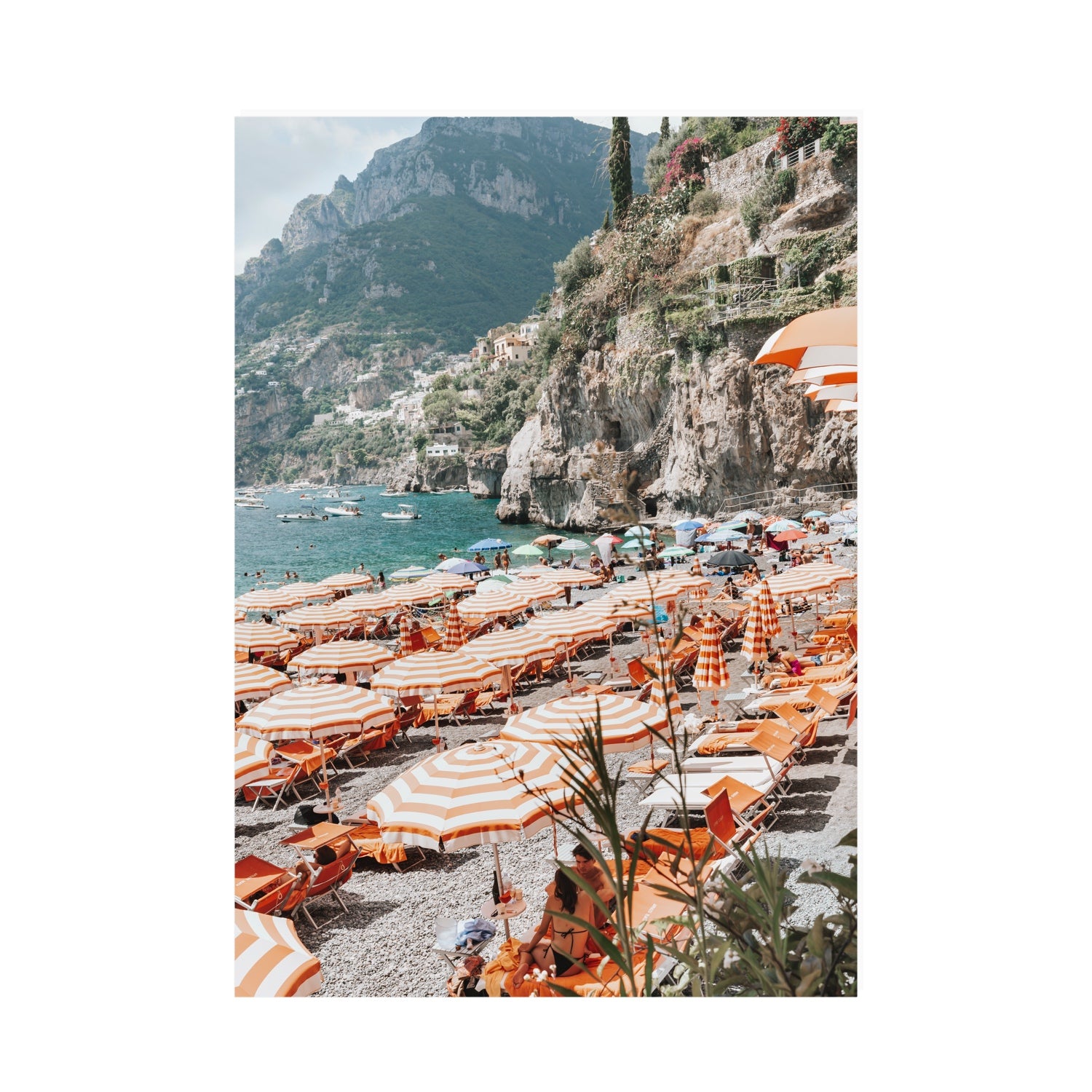 Bagni d'Arienzo Positano decor wall art A0 unframed fine art print