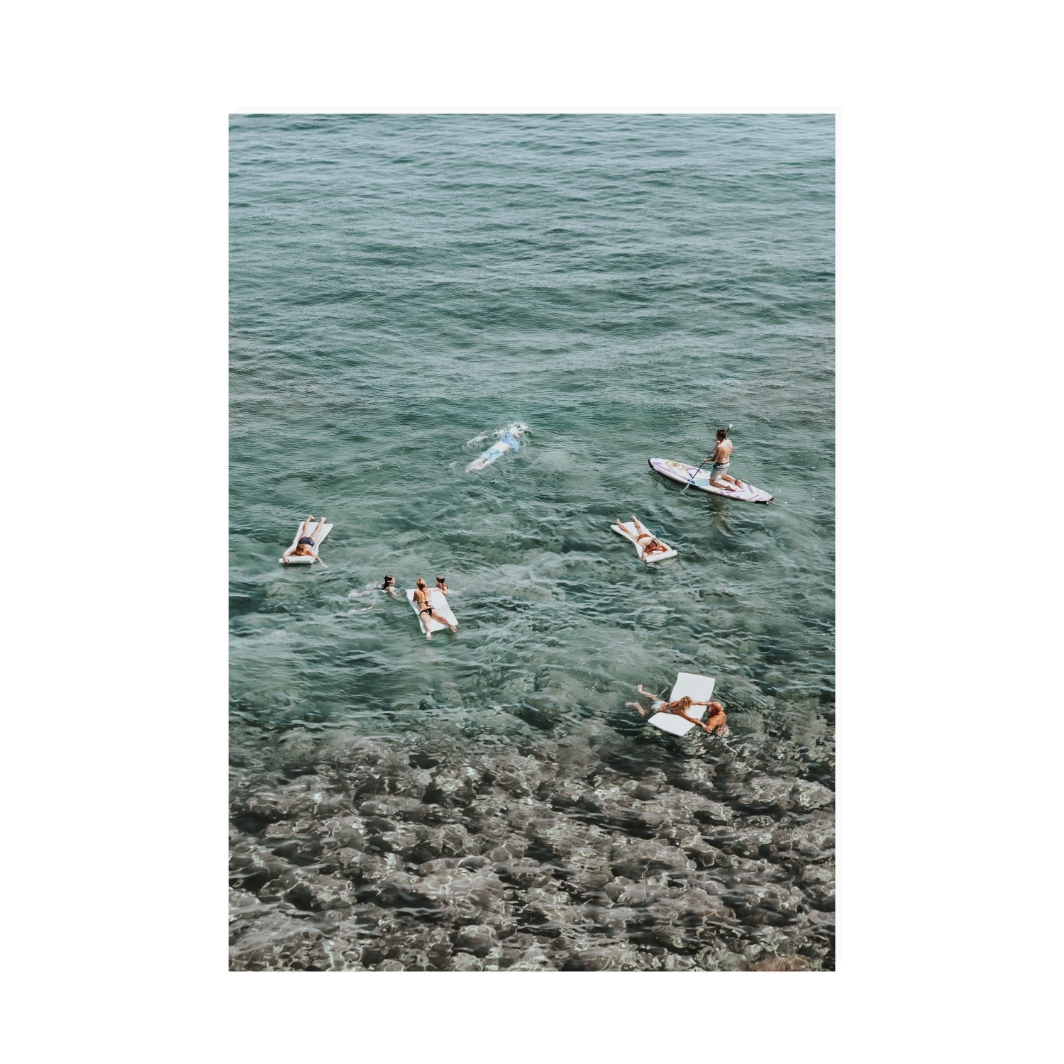 The Big Chill Tuscany coastal Italian wall art A0 unframed fine art print