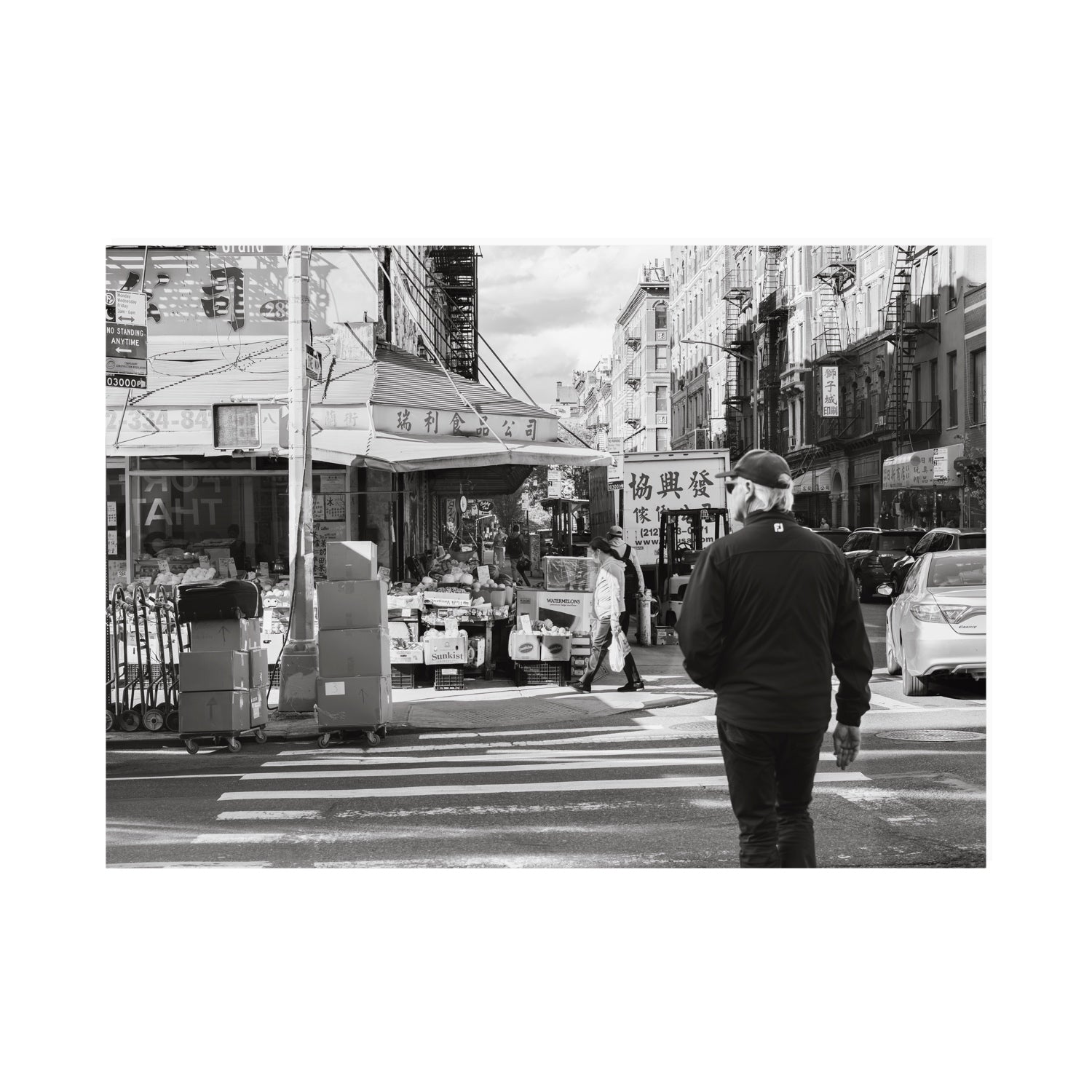 Chinatown New York NYC Street wall art A0 unframed fine art print