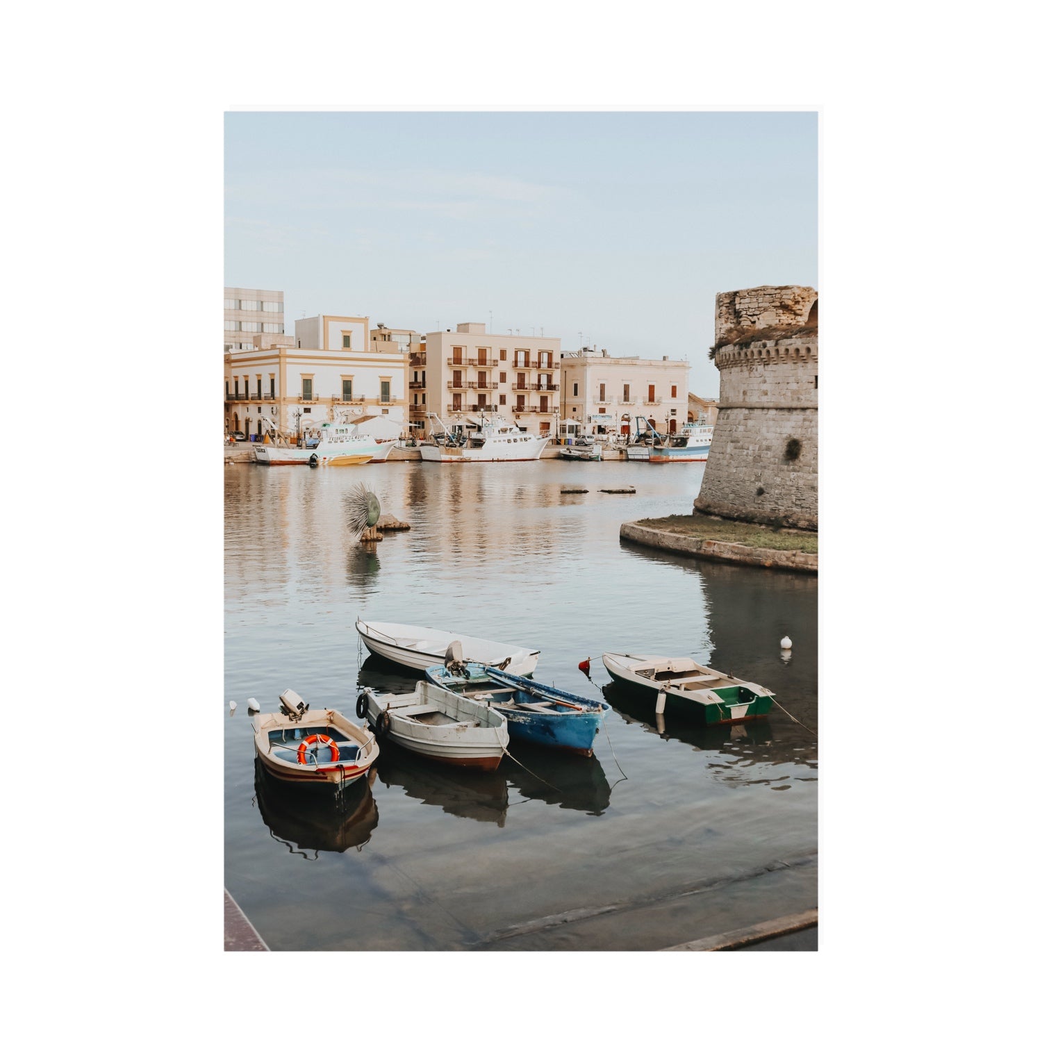 Fishing Legacy Puglia Gallipoli coastal decor wall art A0 unframed fine art print