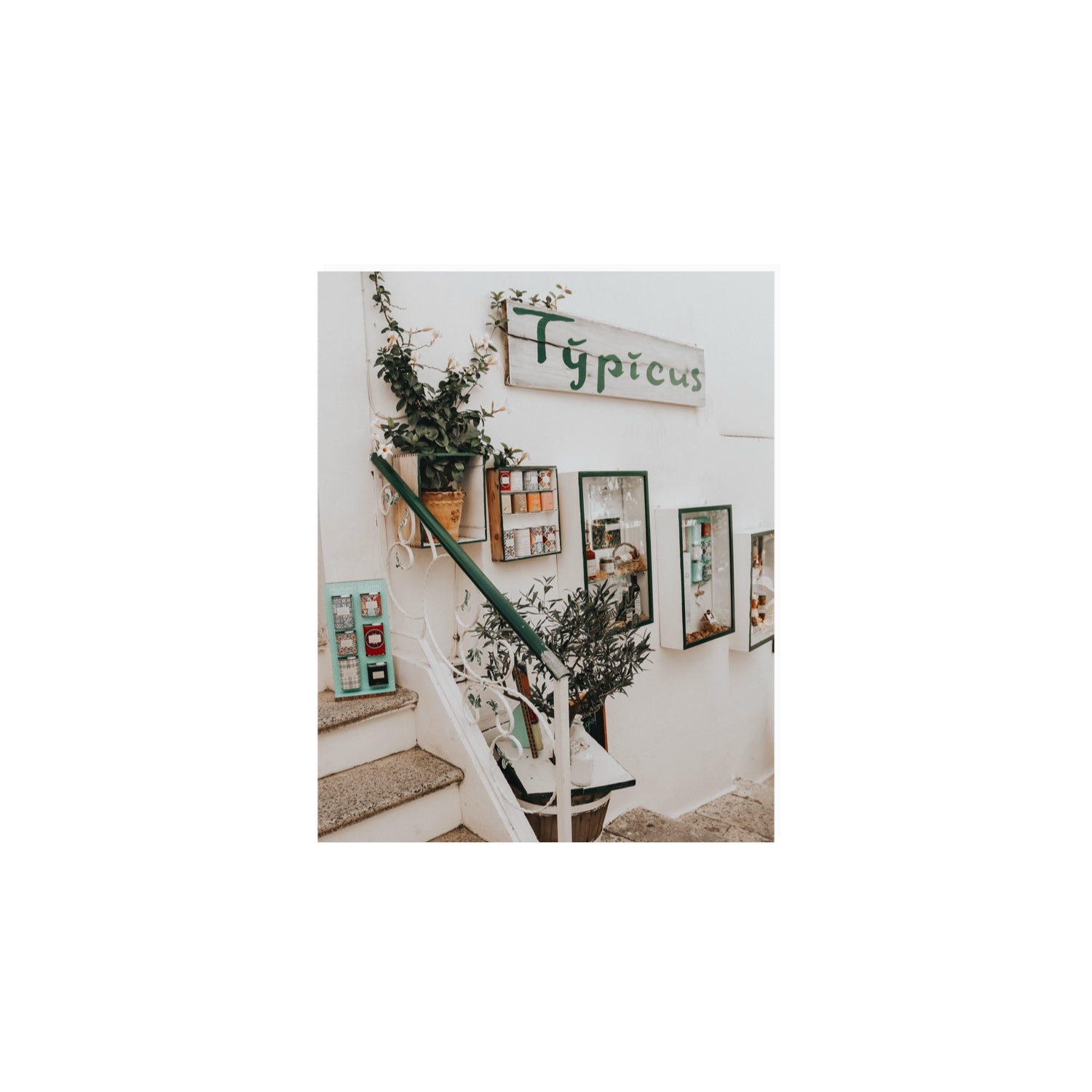 Il Negozio Puglia Ostuni wall art 8 x 10 in unframed fine art print