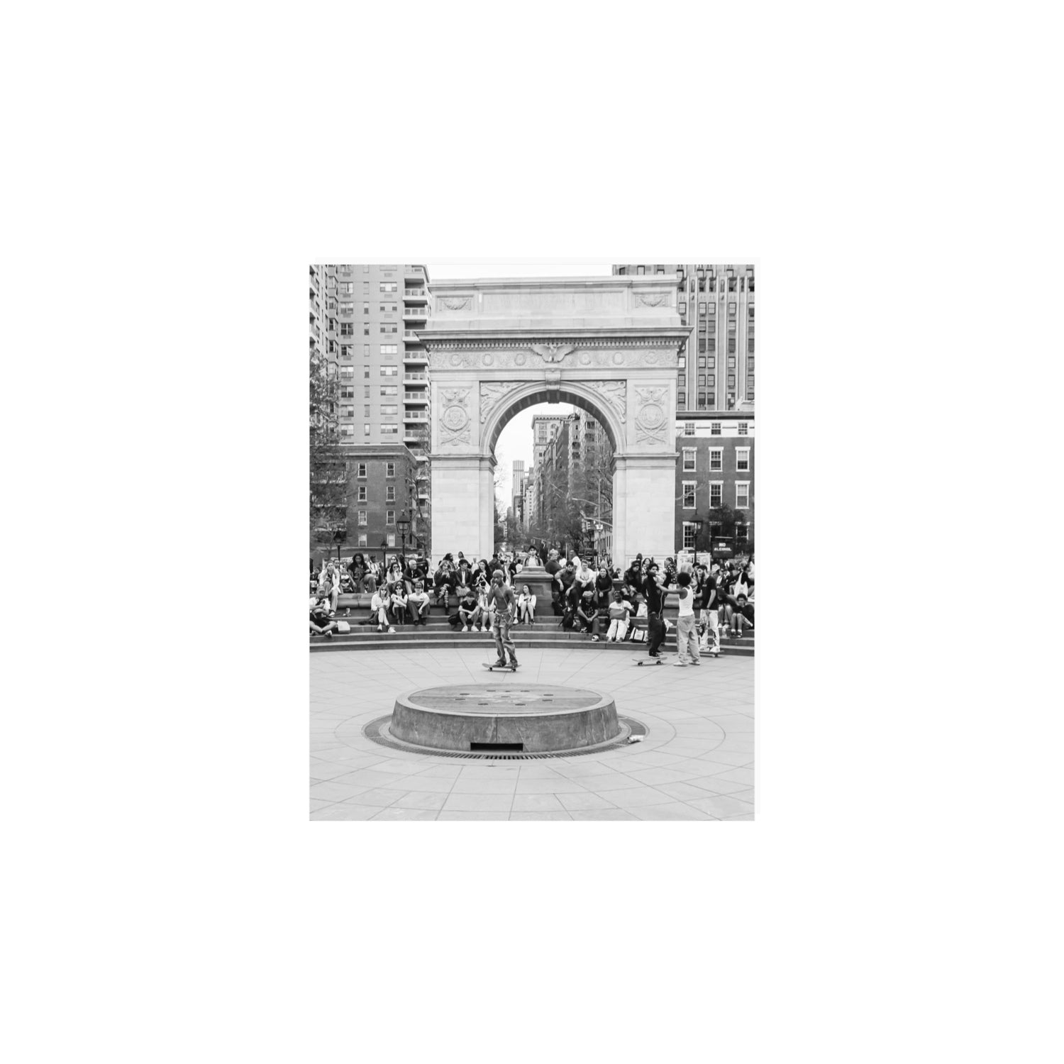 Concrete Conqueror New York NYC Skateboard wall art 8 x 10 in unframed fine art print