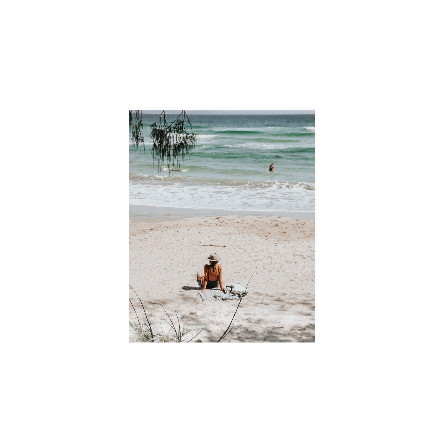 Take It Easy Byron Bay beach coastal decor wall art 8 x 10 in unframed fine art print