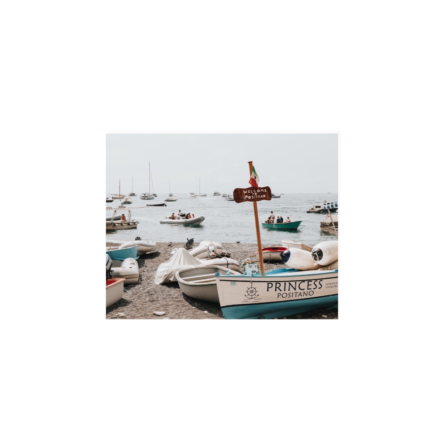 Princess Positano Positano wall art 8 x 10 in unframed fine art print