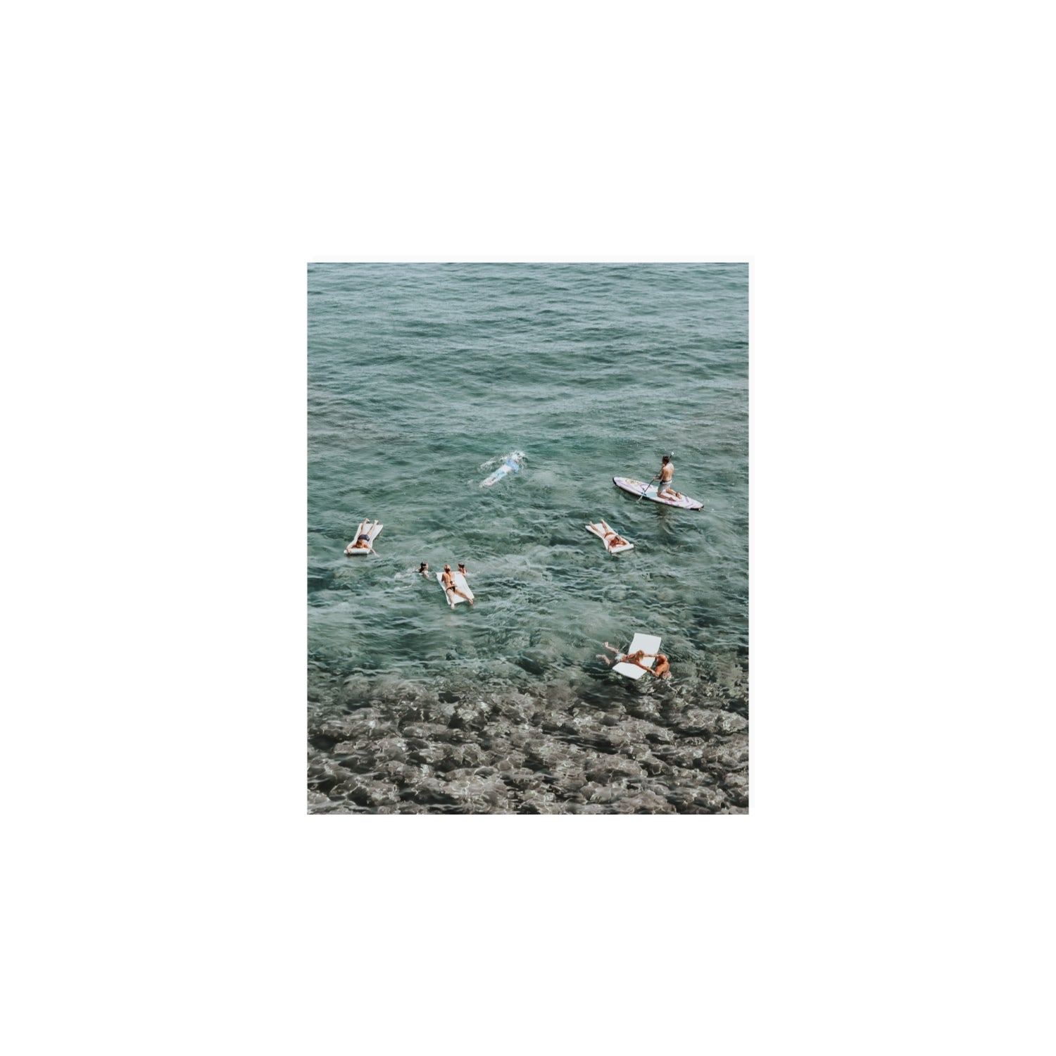 The Big Chill Tuscany coastal Italian wall art 8 x 10 in unframed fine art print
