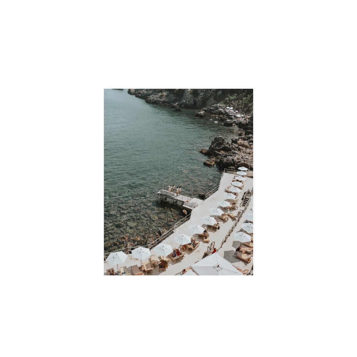 Pier Perspectives Tuscany coastal Italian wall art 8 x 10 in unframed fine art print