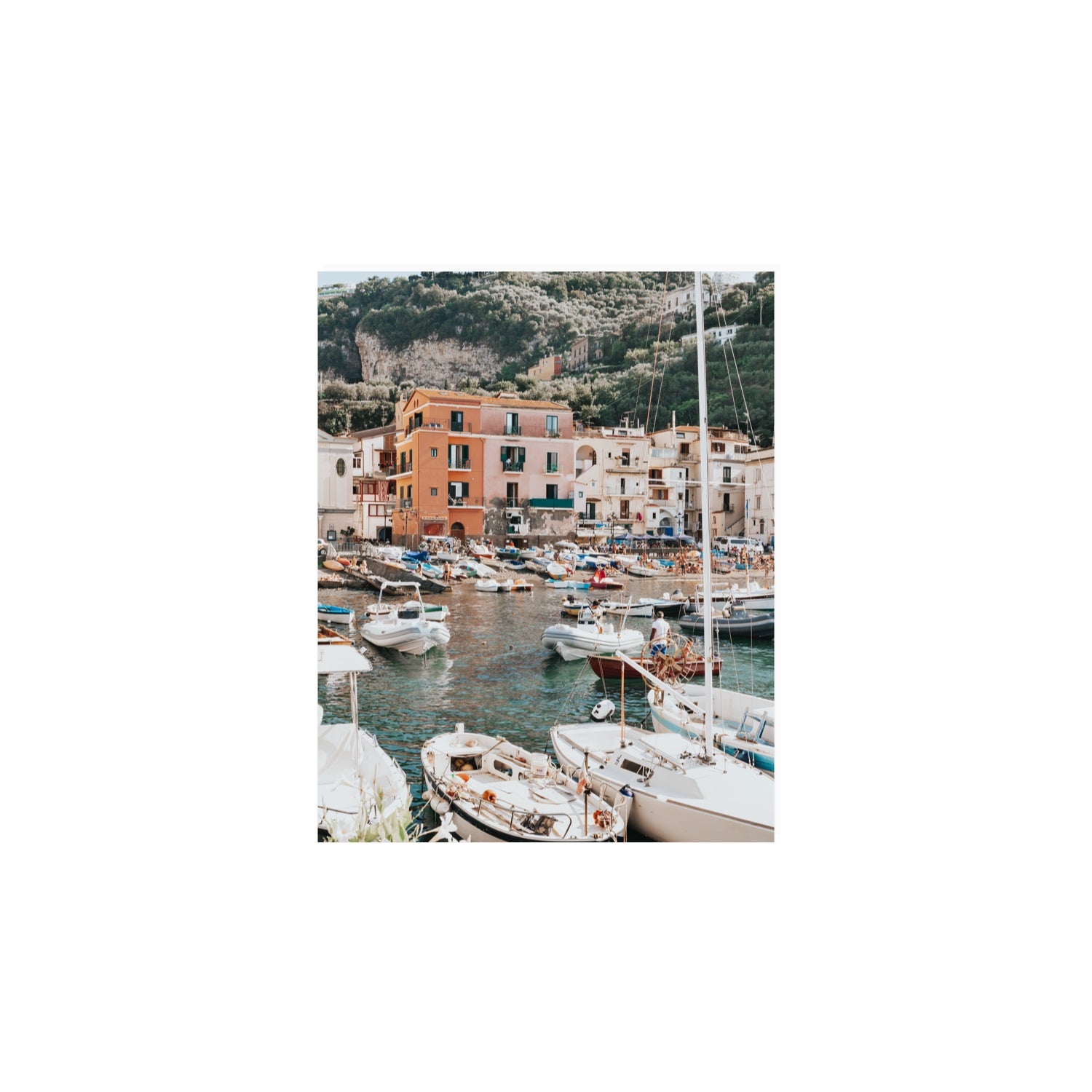 Marina Grande Sorrento coastal Italian wall art 8 x 10 in unframed fine art print