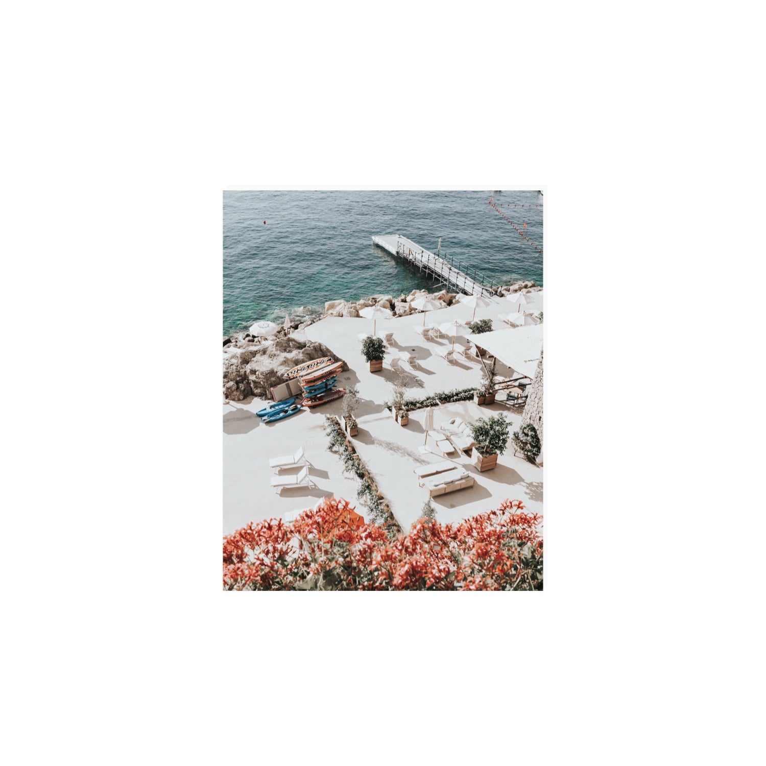 A Work of Art Amalfi coastal wall art 8 x 10 in unframed fine art print