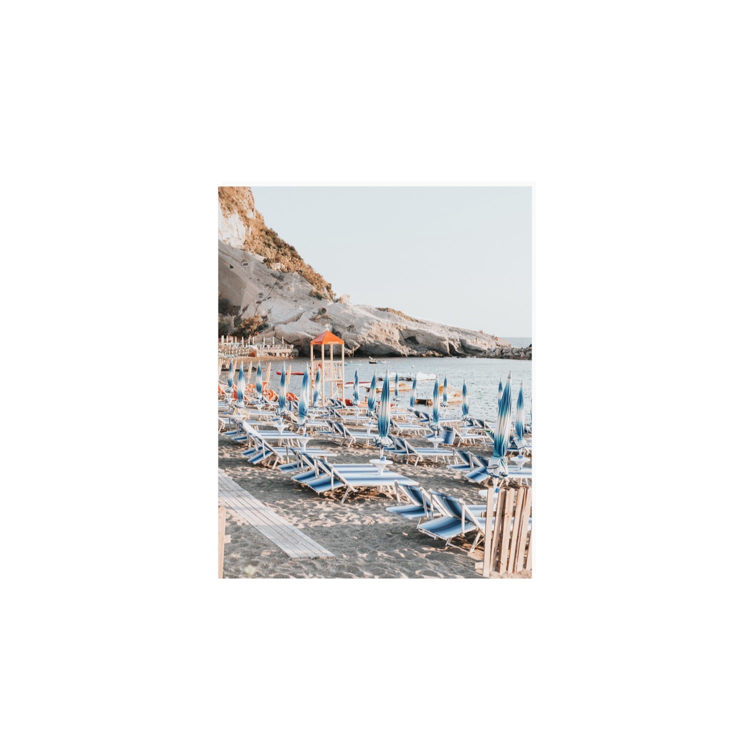 The Golden Hour Ischia Italian coastal wall art 8 x 10 in unframed fine art print