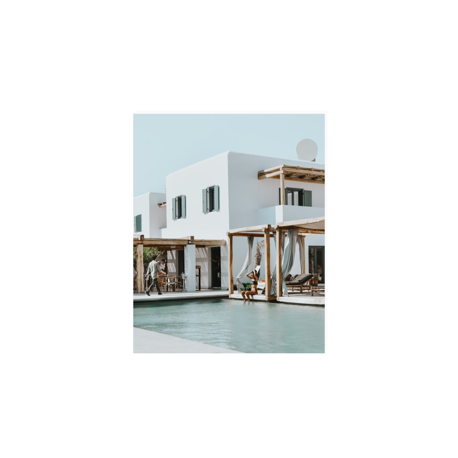 Aphrodite Mykonos Greek island wall art 8 x 10 in unframed fine art print