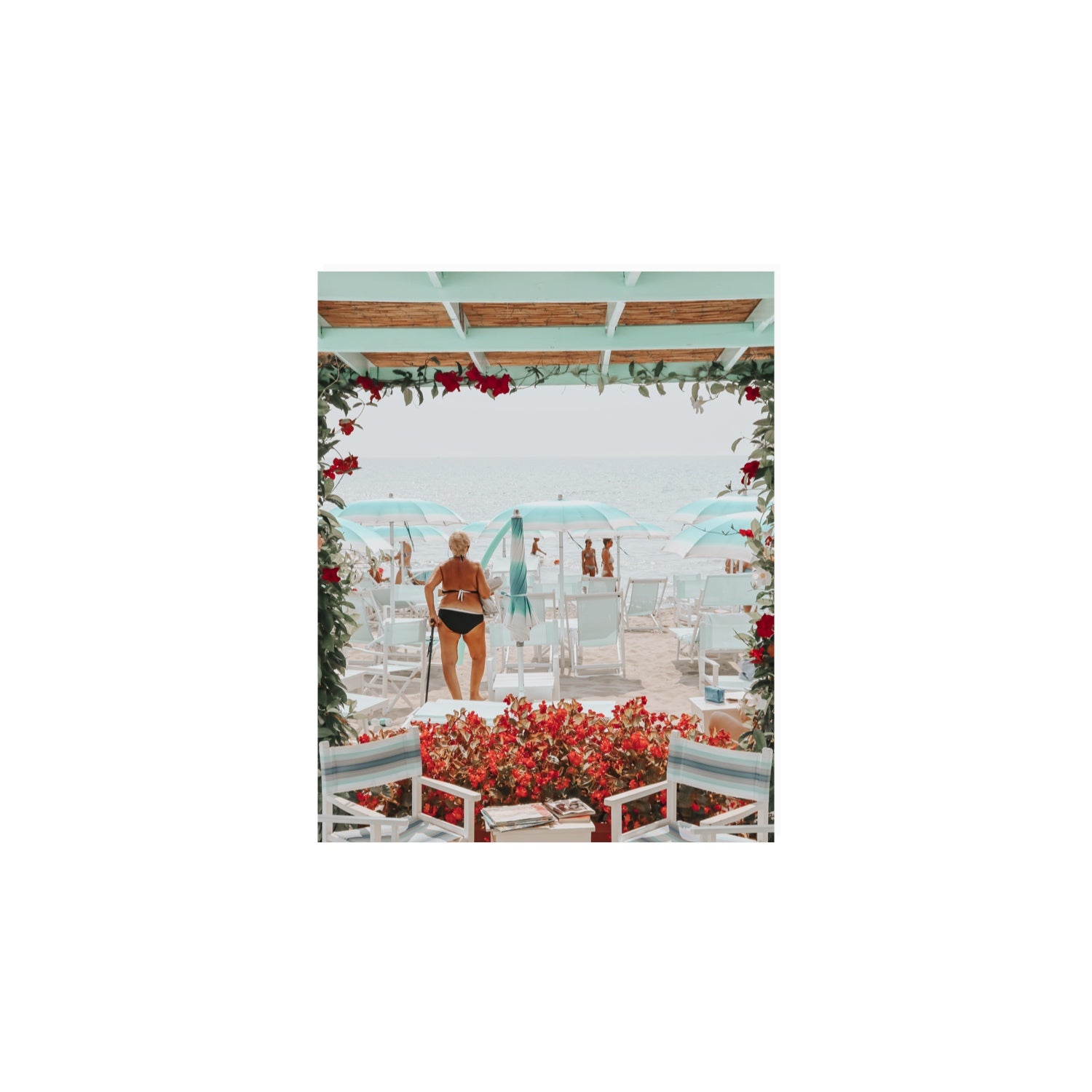 Nonna's Italian Escape Alassio Italian wall art 8 x 10 in unframed fine art print