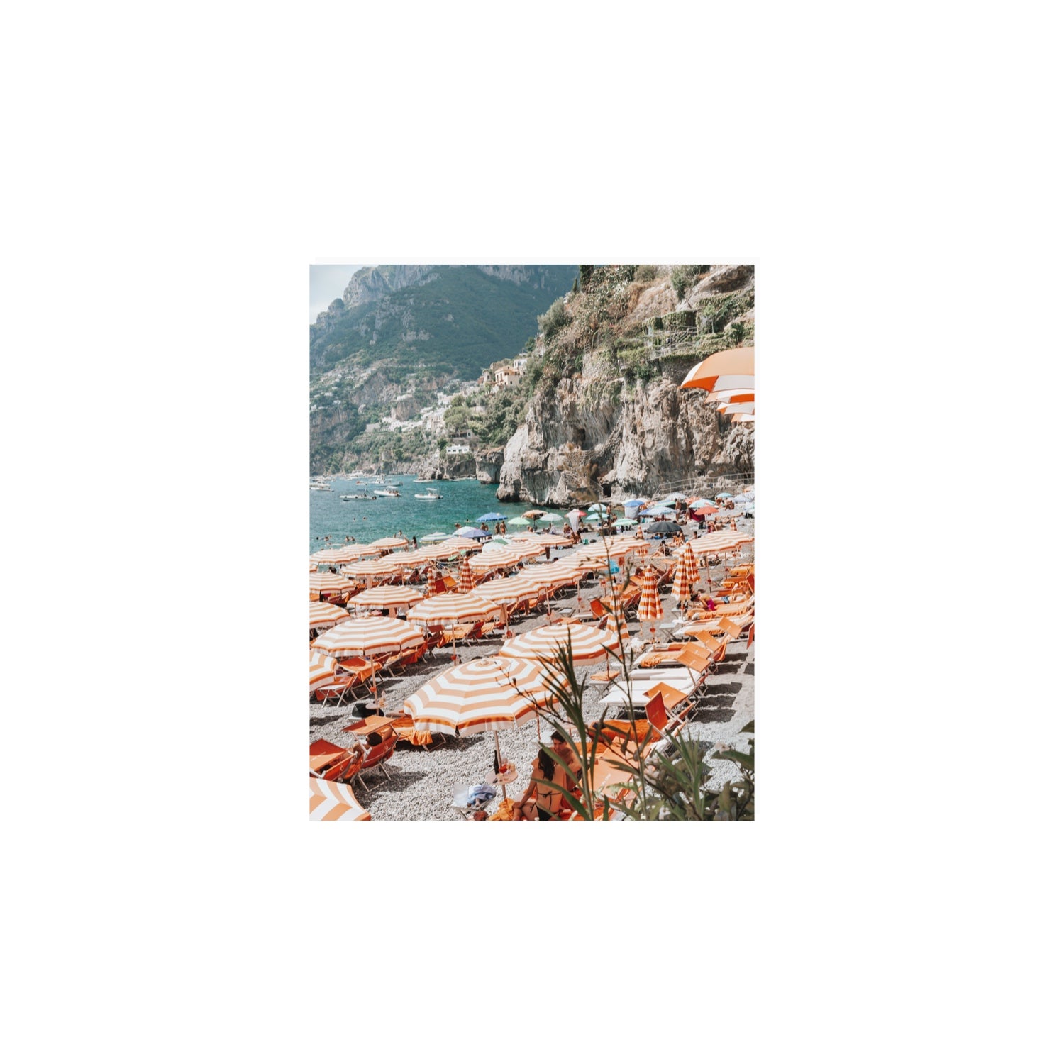 Bagni d'Arienzo Positano decor wall art 8 x 10 in unframed fine art print