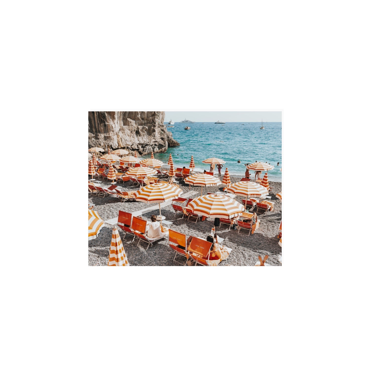 Mango Sorbet fine art print, Positano, Italy, 8 x 10 in, Unframed, Fine Art Print