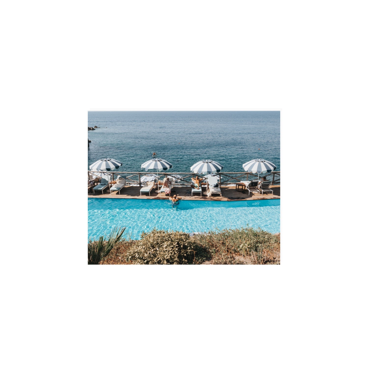 Hues Of Blues fine art print, Ischia, Italy, 8 x 10 in, Unframed, Fine Art Print