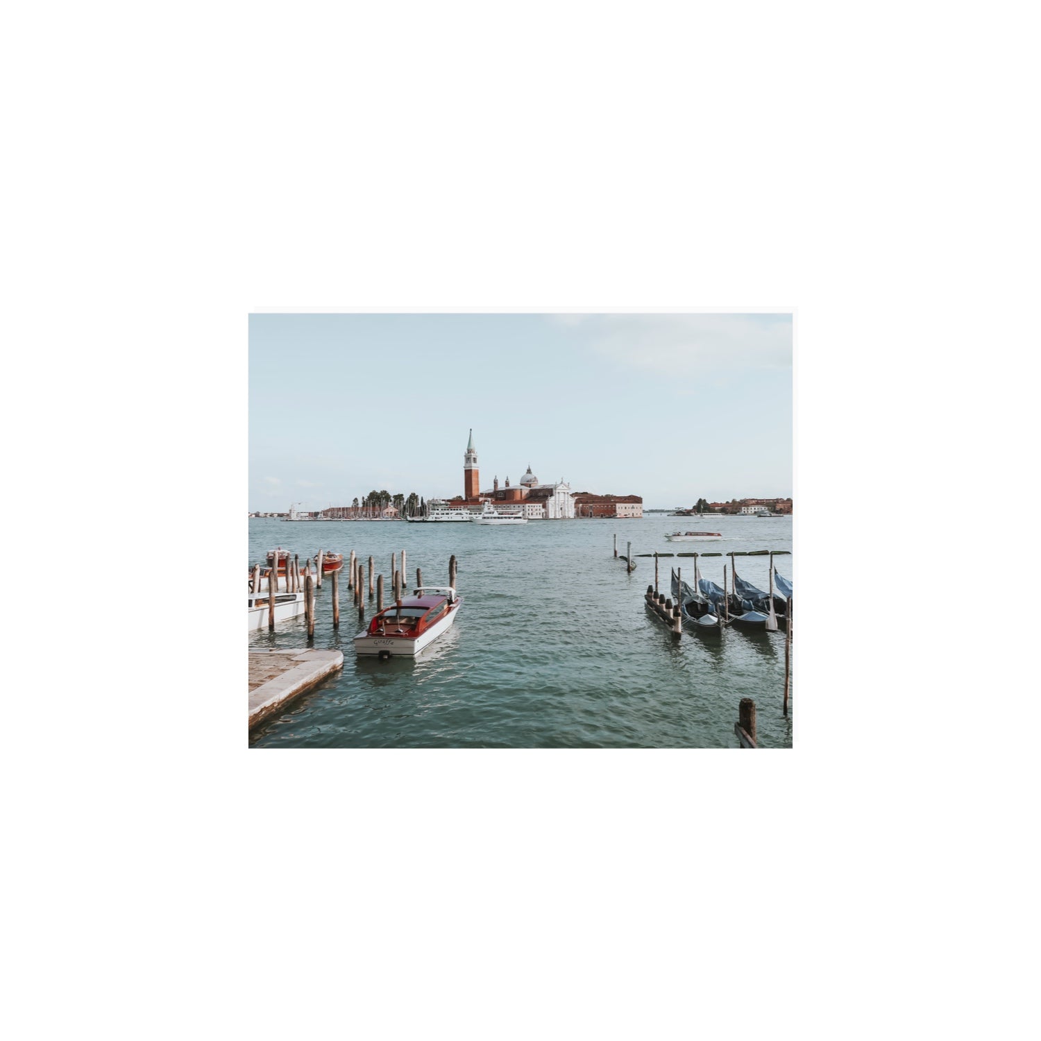 Venetian Waterscape Venice Italian art print 8 x 10 in unframed fine art print