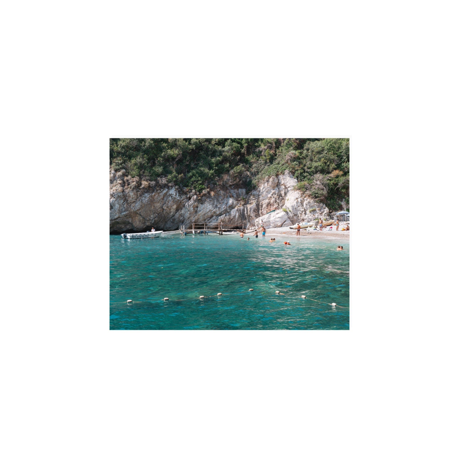 Azure Abyss Nerano wall art 8 x 10 in unframed fine art print
