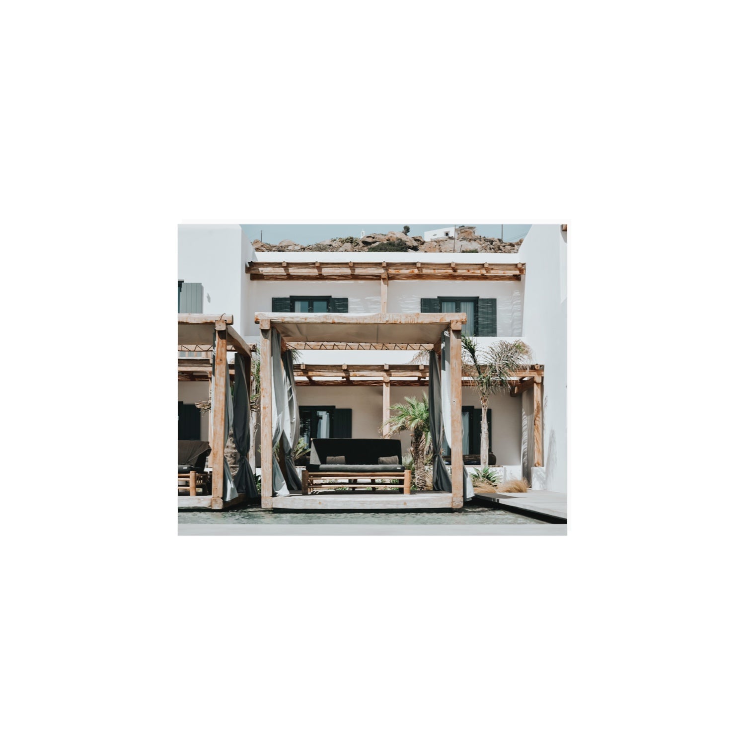 Dream Villa fine art print, Mykonos, Greece, 8 x 10 in, Unframed, Fine Art Print