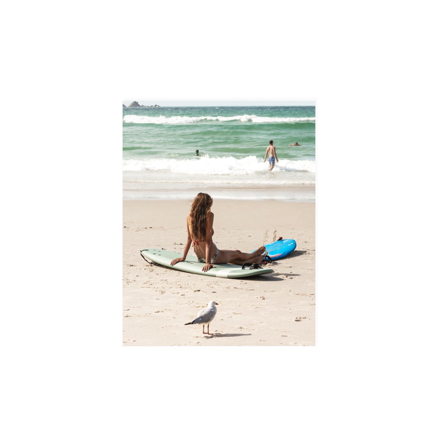 Carissa Byron Bay Surf coastal wall art 11 x 14 in unframed fine art print