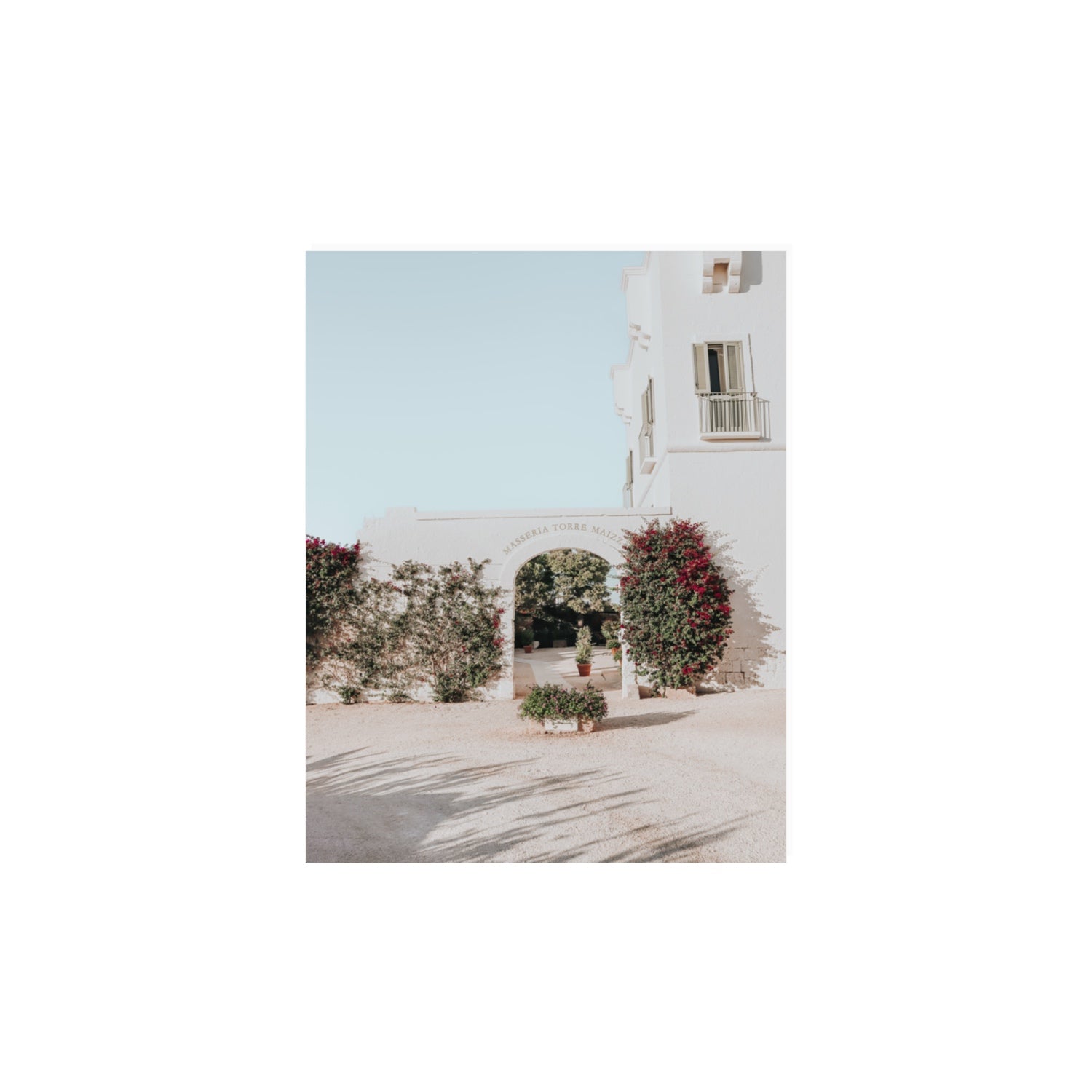 Villa Retreat Puglia Italian wall art 11 x 14 in unframed fine art print