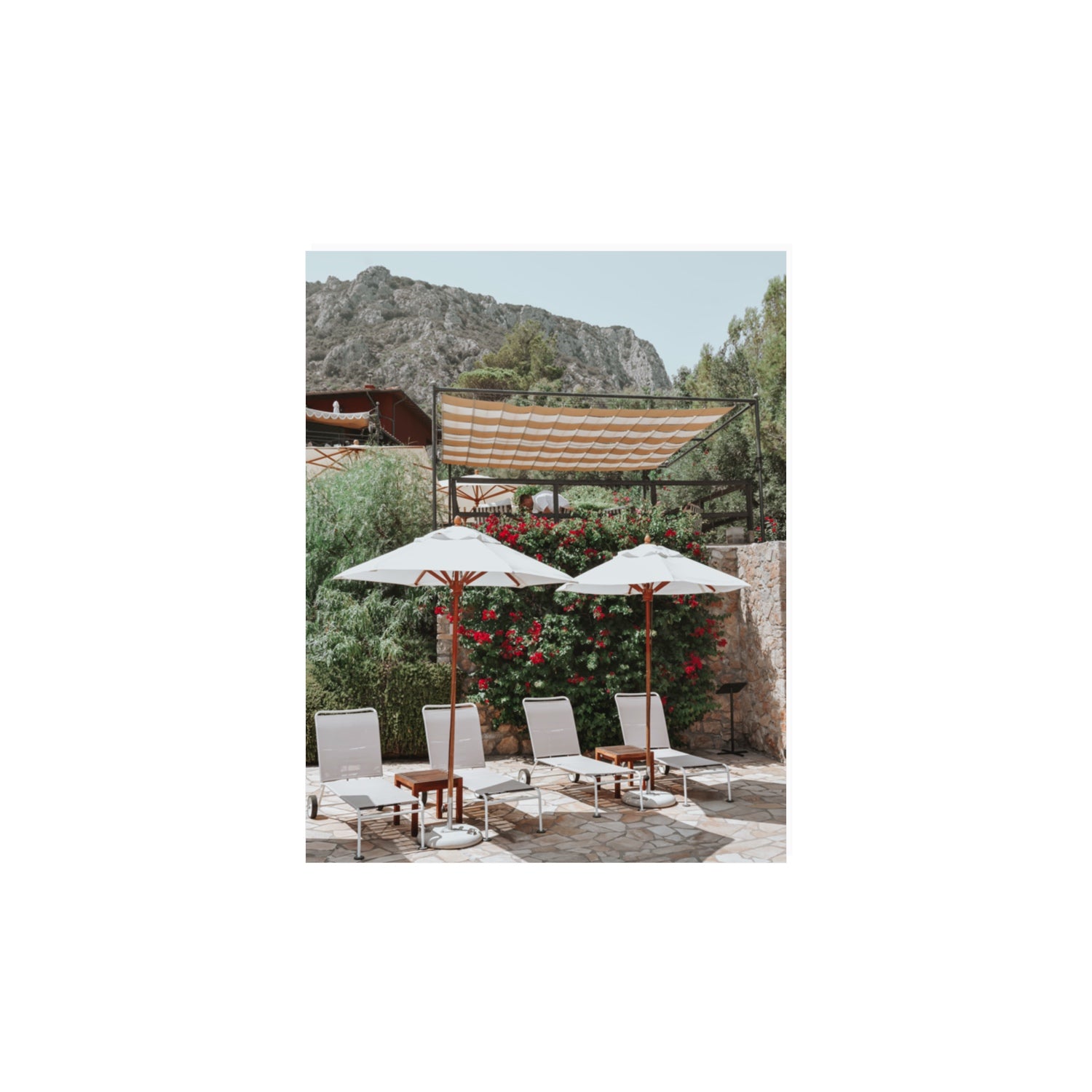 Shades of Leisure Tuscany coastal Italian wall art 11 x 14 in unframed fine art print