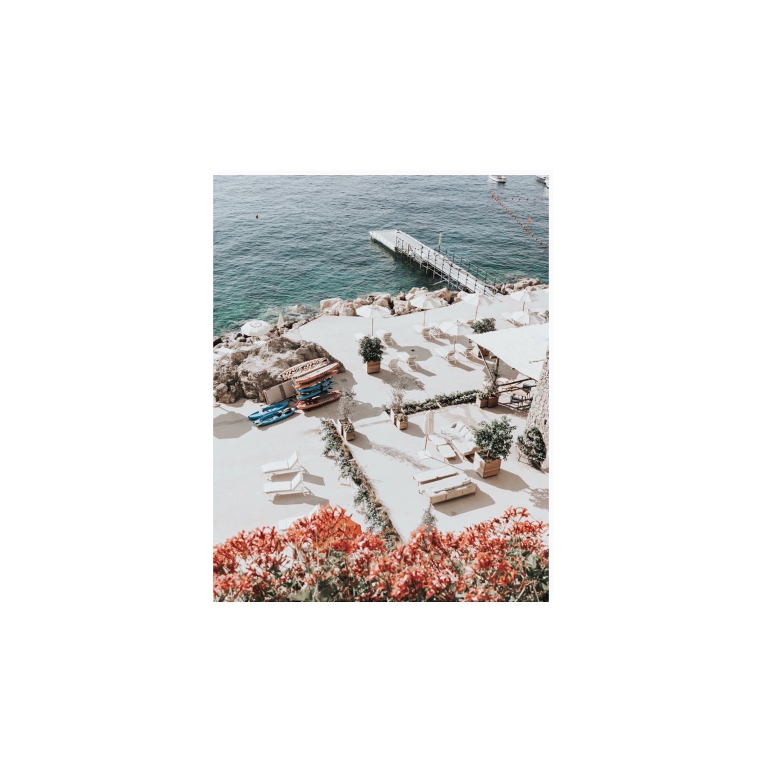 A Work of Art Amalfi coastal wall art 11 x 14 in unframed fine art print