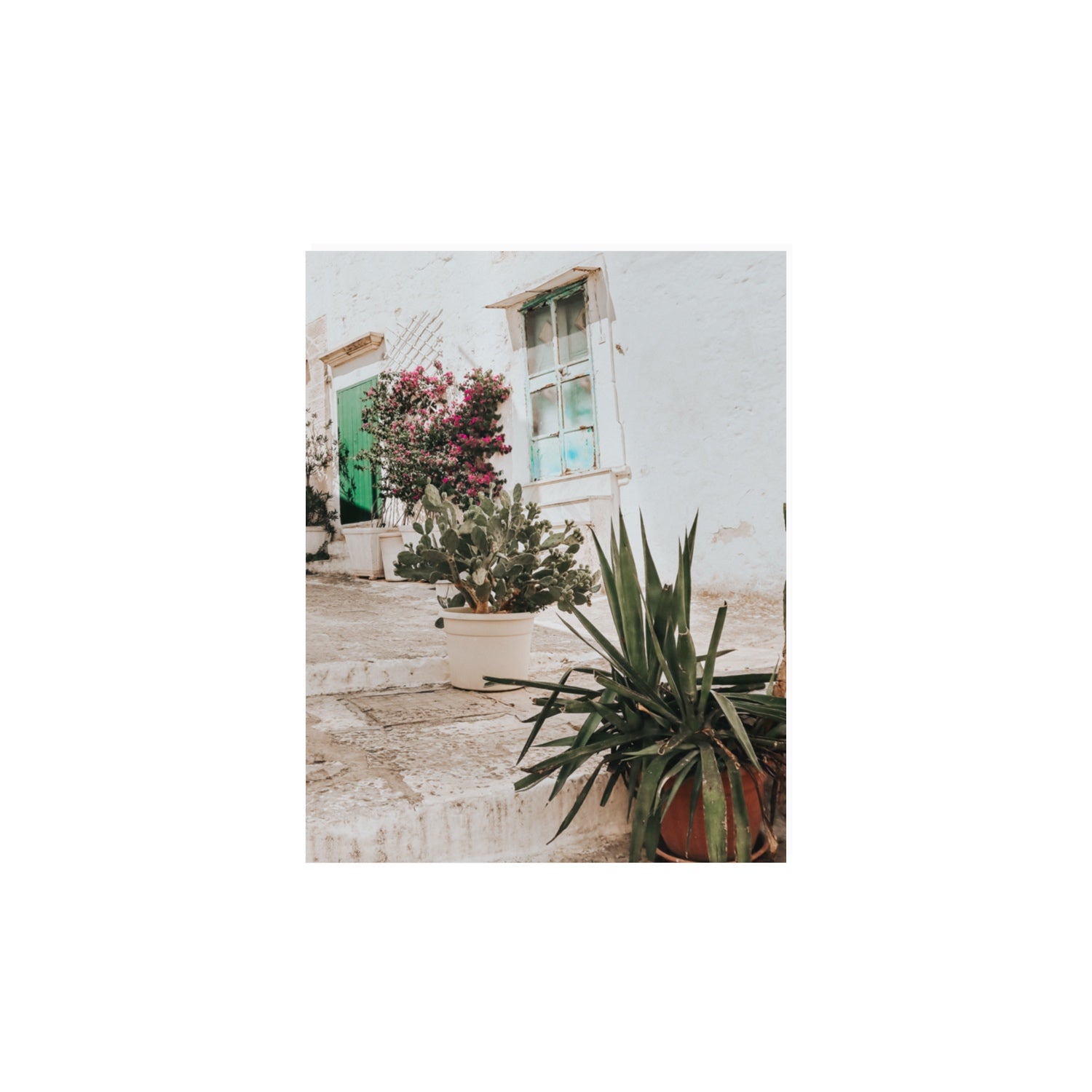 Giardino Segreto Puglia Ostuni wall art 11 x 14 in unframed fine art print