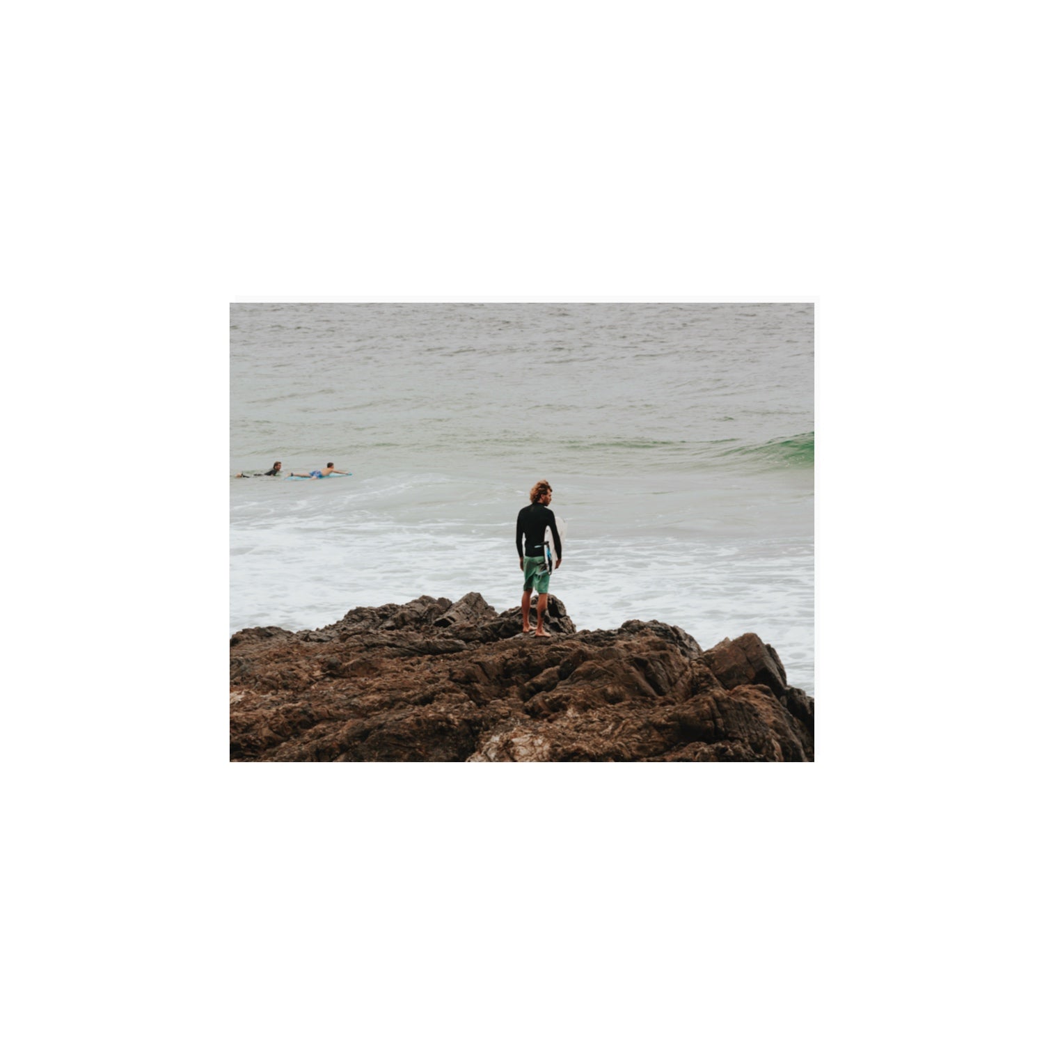 Let The Sea Set You Free Byron Bay Surf wall art 11 x 14 in unframed fine art print