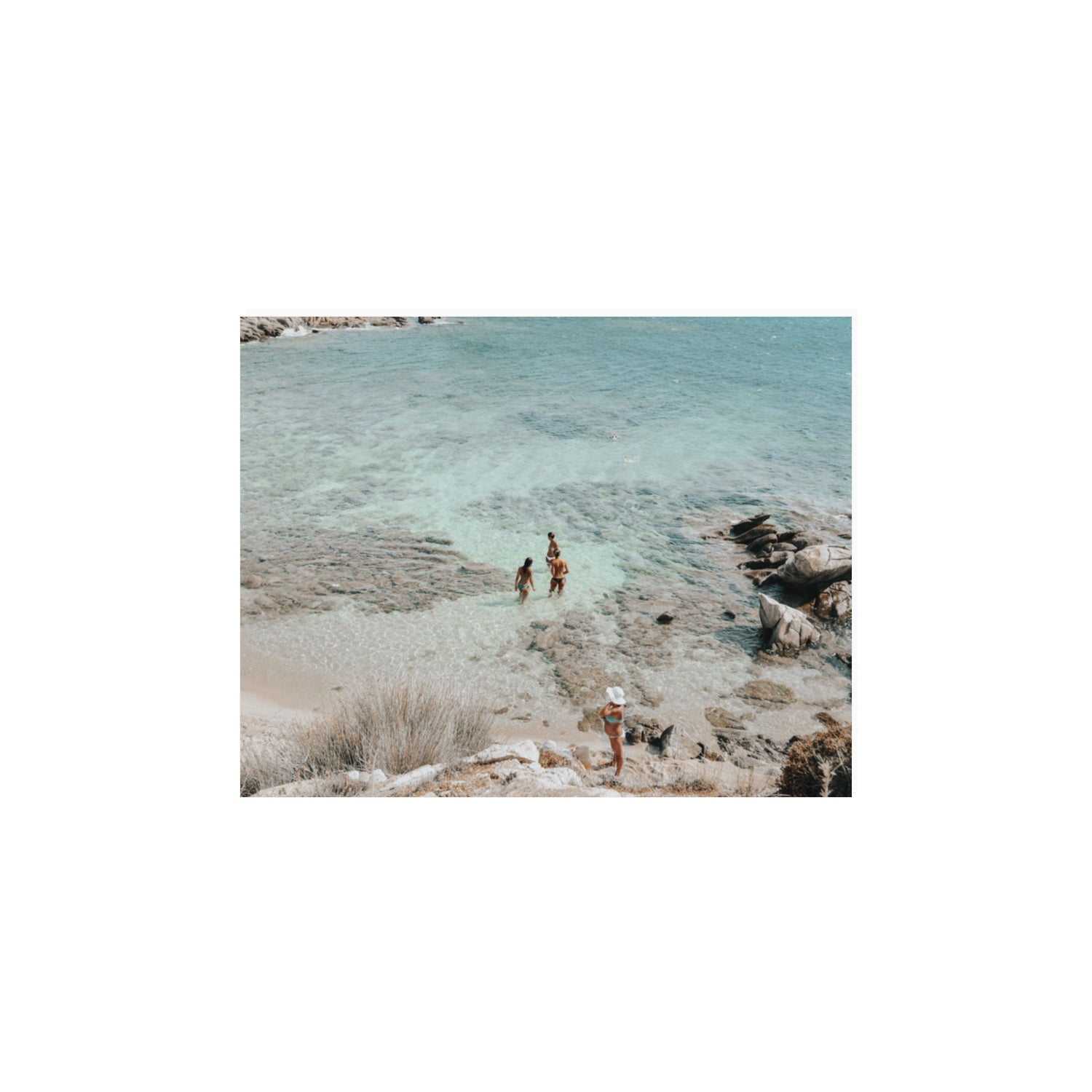 Easy On The Eyes Mykonos Greek island wall art 11 x 14 in unframed fine art print