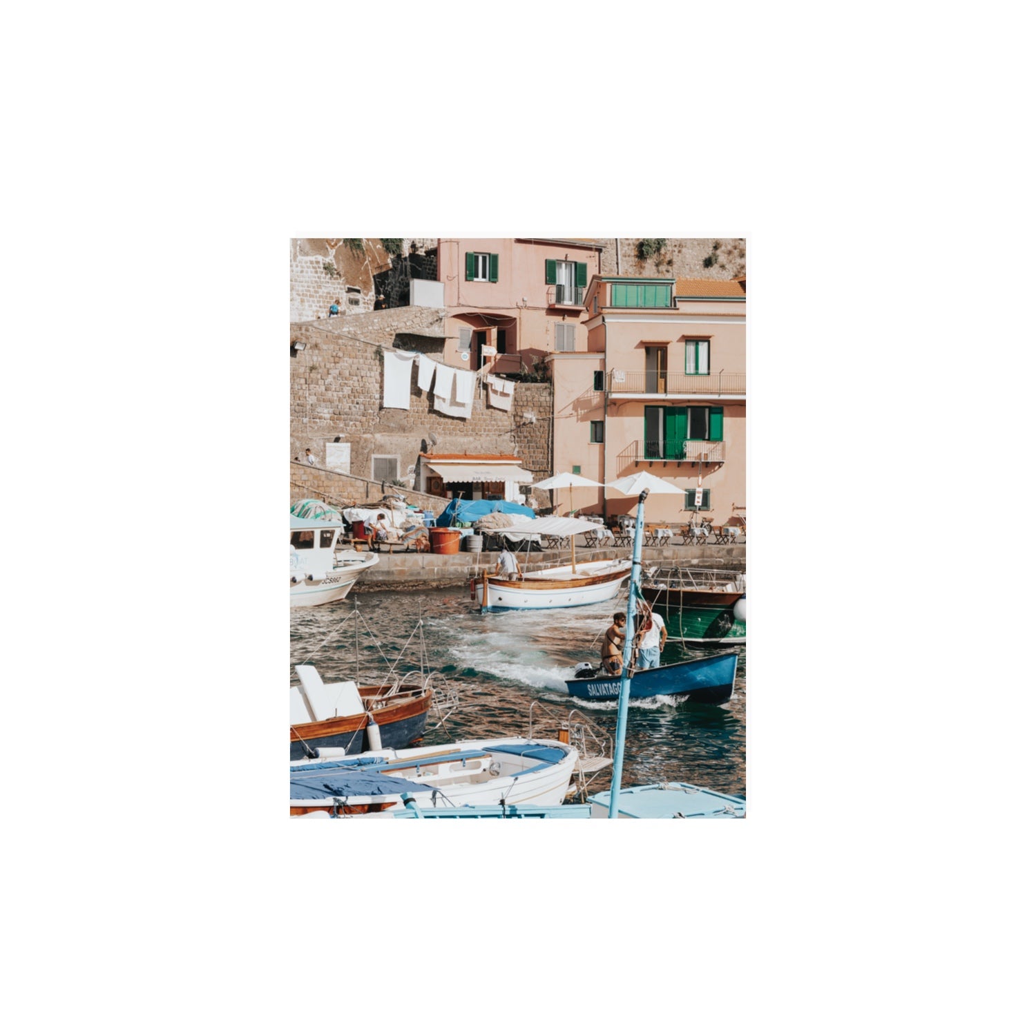 Coastal Carousel fine art print, Sorrento, Italy, 11 x 14 in, Unframed, Fine Art Print