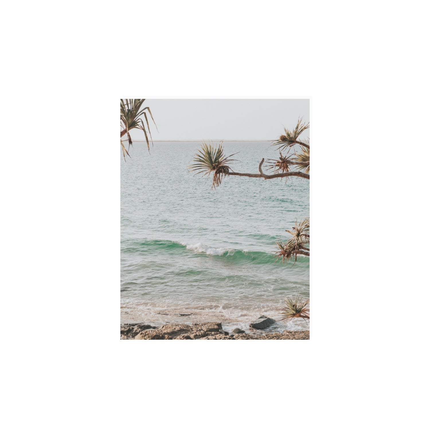 Good Vibrations fine art print, Noosa, Australia, coastal scenes artwork, 11 x 14 in, Unframed, Fine Art Print