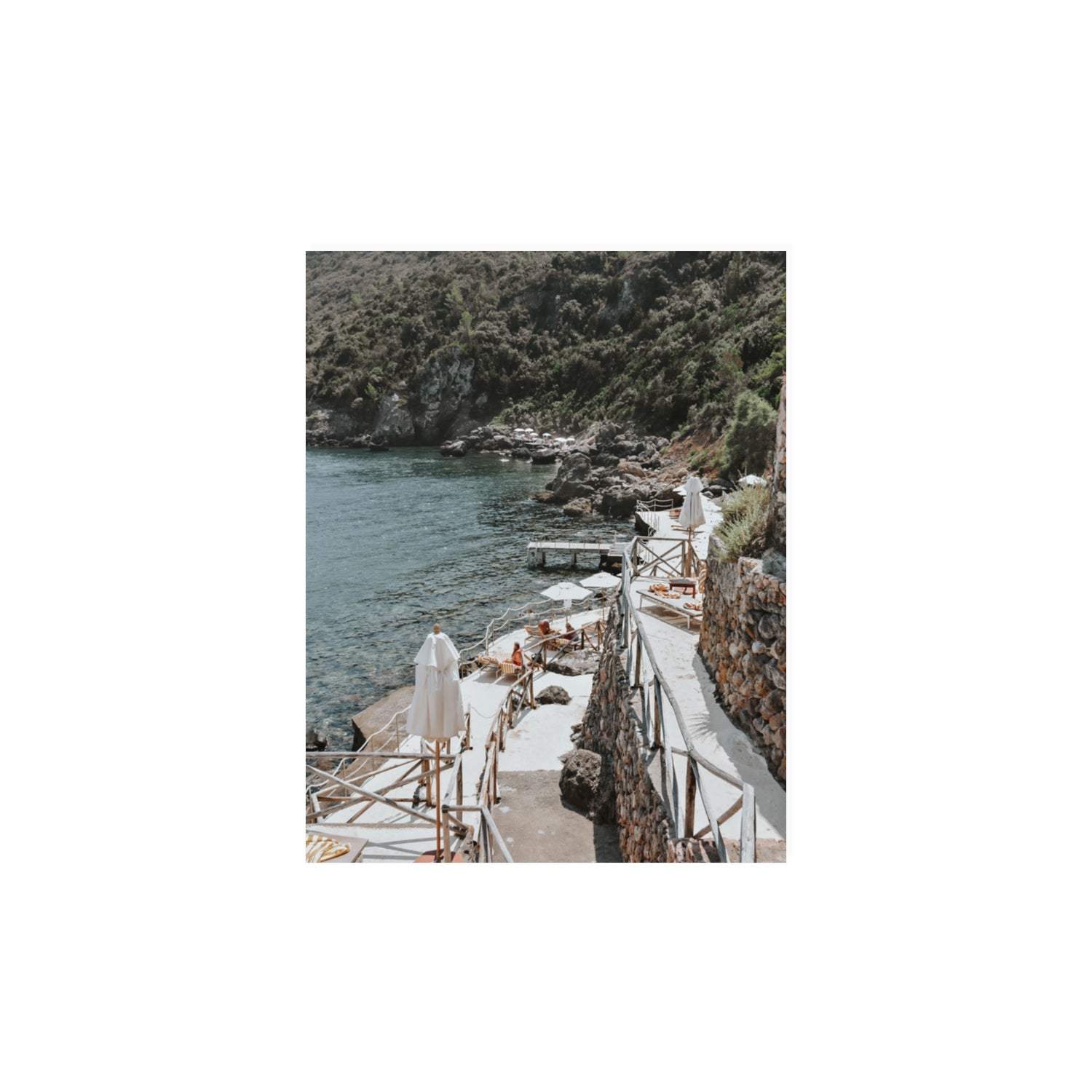L'Estate Tuscany coastal Italian wall art 11 x 14 in unframed fine art print