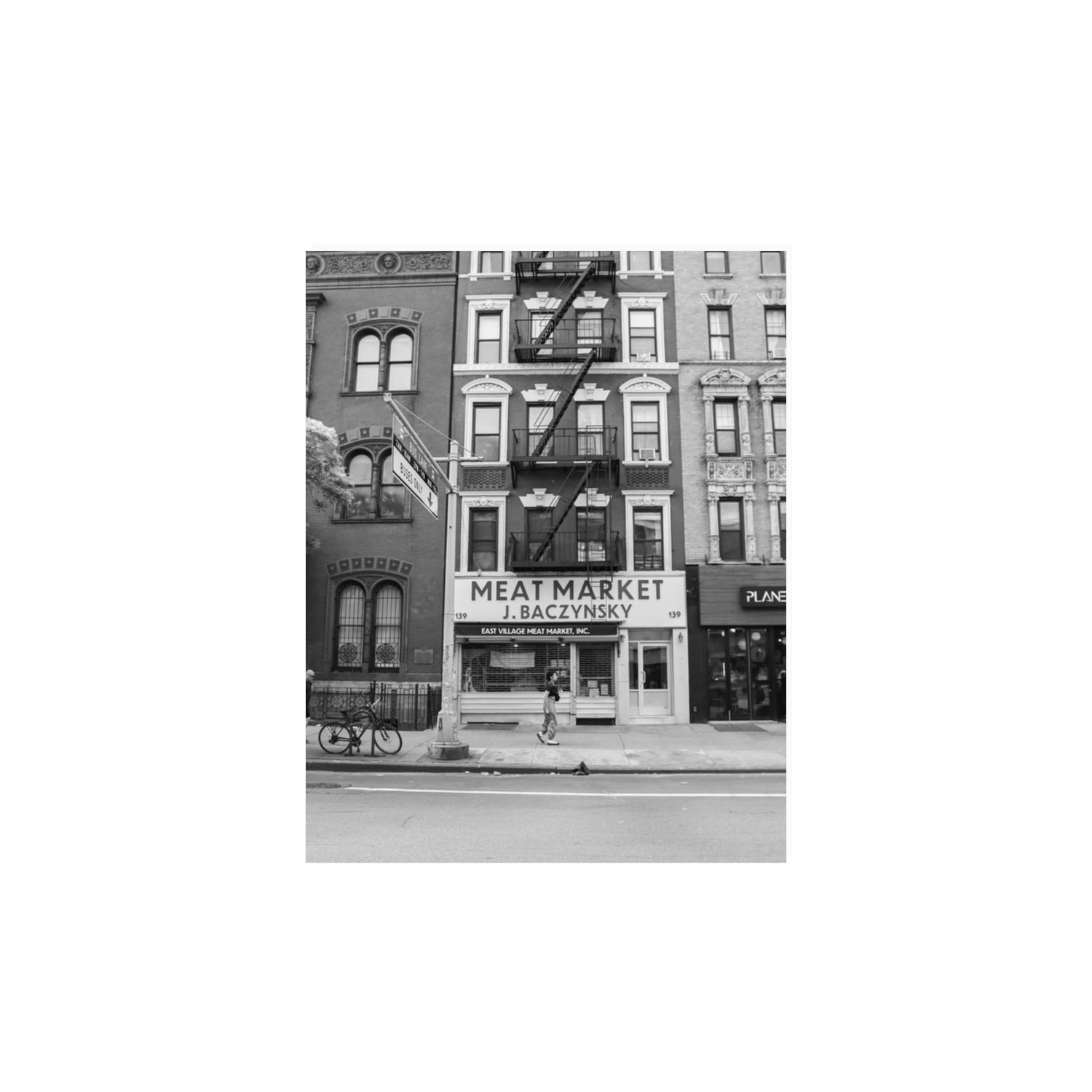 Vertical Village New York NYC Black & White wall art 11 x 14 in unframed fine art print