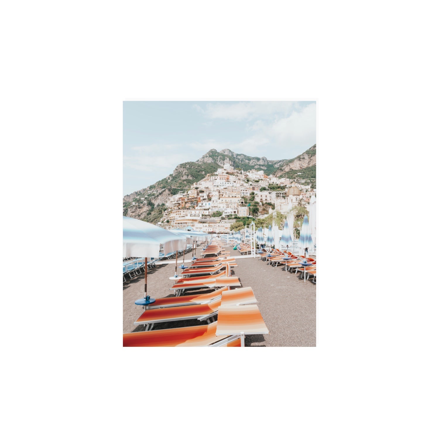 A Symphony of Colours Positano wall art 11 x 14 in unframed fine art print